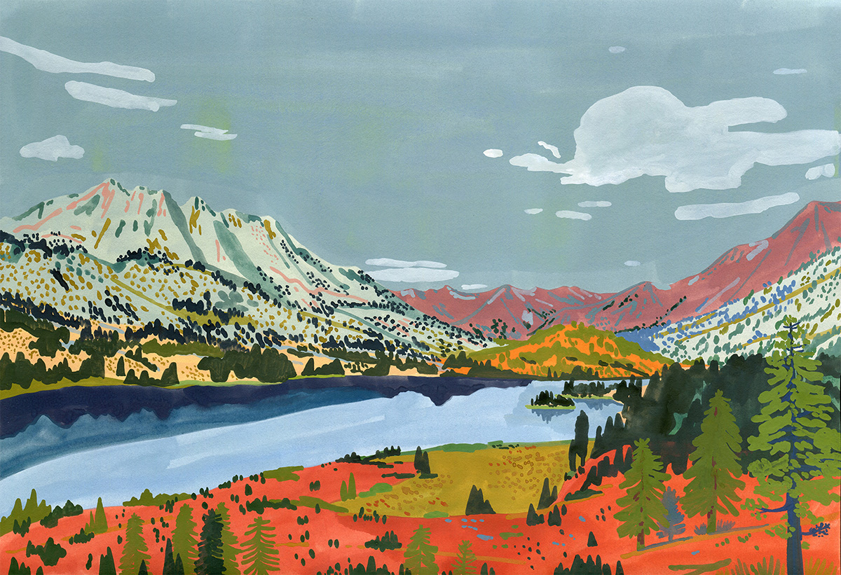 But How to Keep Sane? Take a Magical Walk in Lee and Wong’s (Self)reflecting Nature Paintings