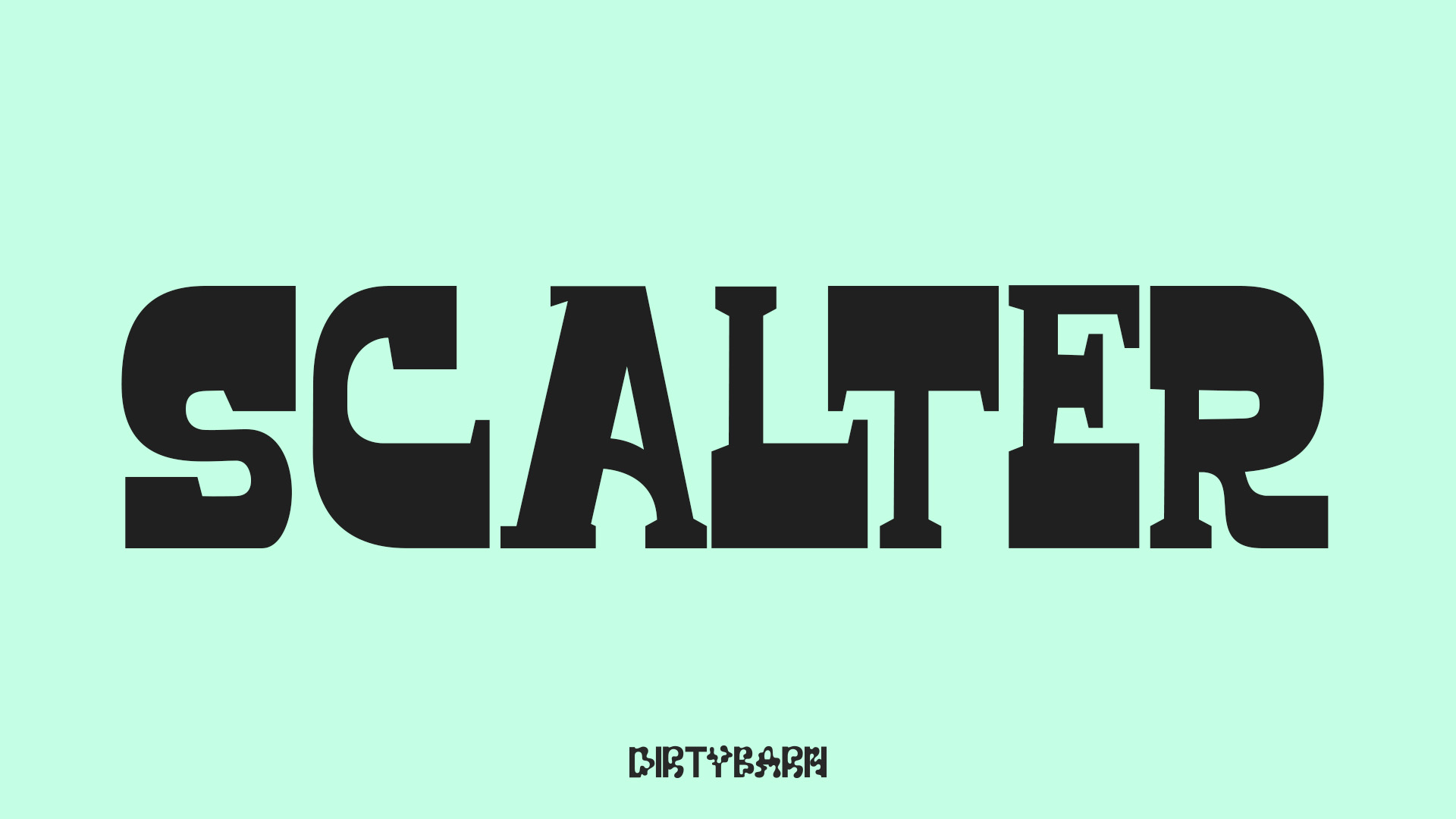 best free fonts scalter