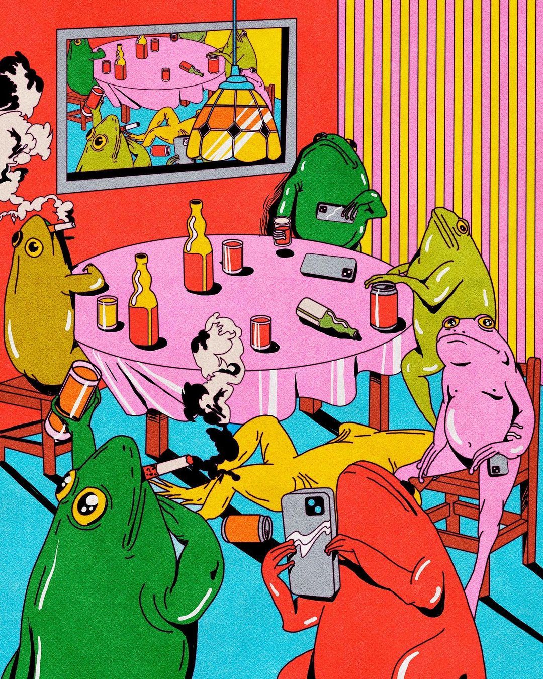 The Illustrations Of María Jesús Contreras Give Shape To Her Anxious Memories