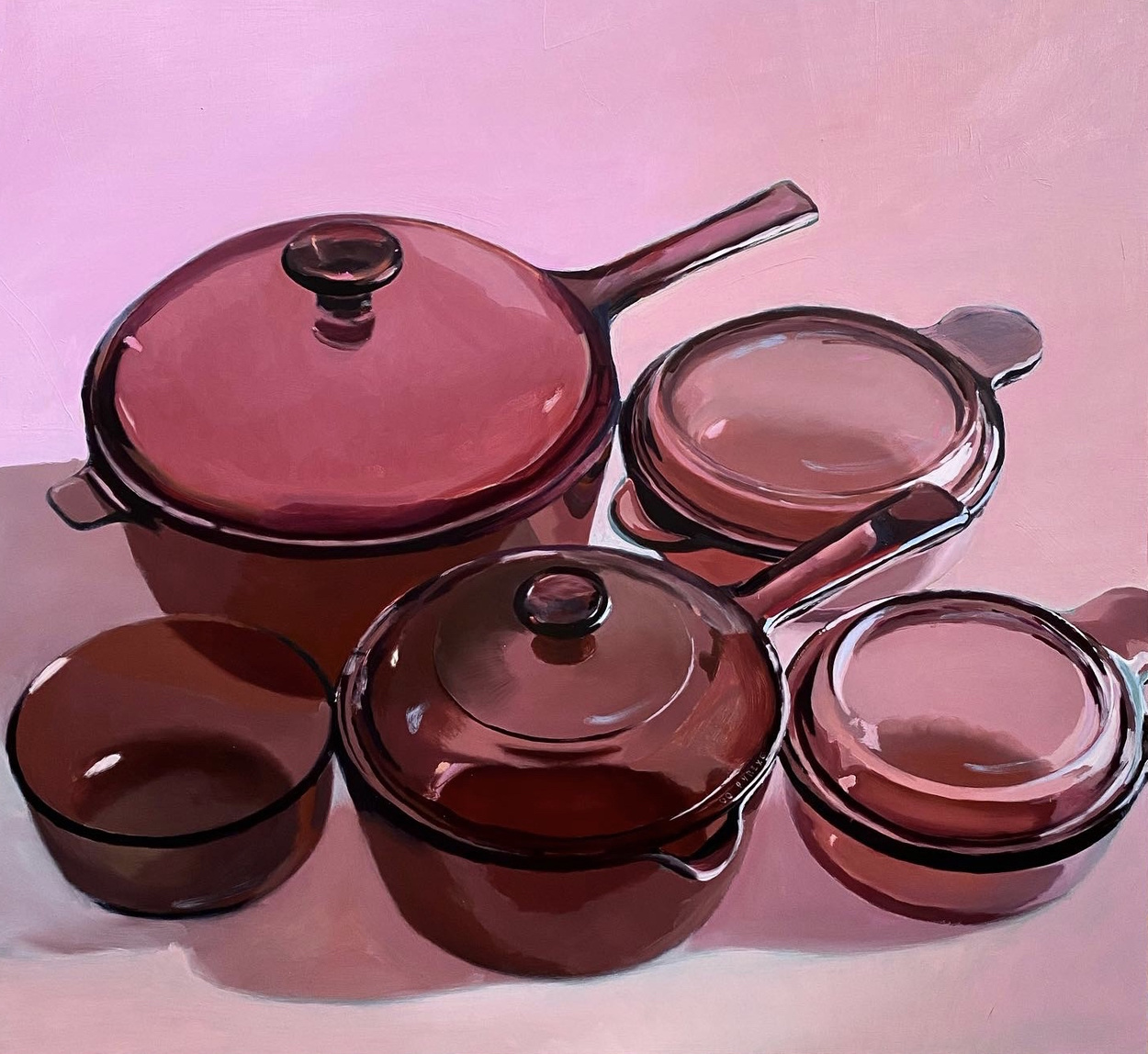 Nick Farhi Shows His Happiness by Painting Small Objects and Details