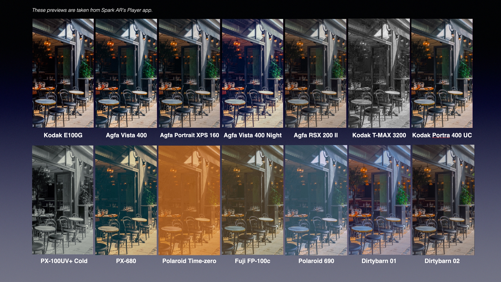 29 Film Color LUTs for Spark AR gallery image 4