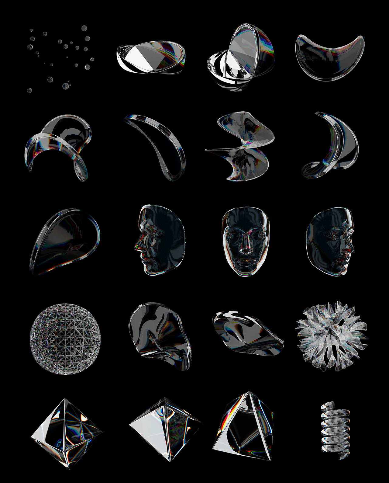 3D Chromatic Shapes Pack gallery image 5