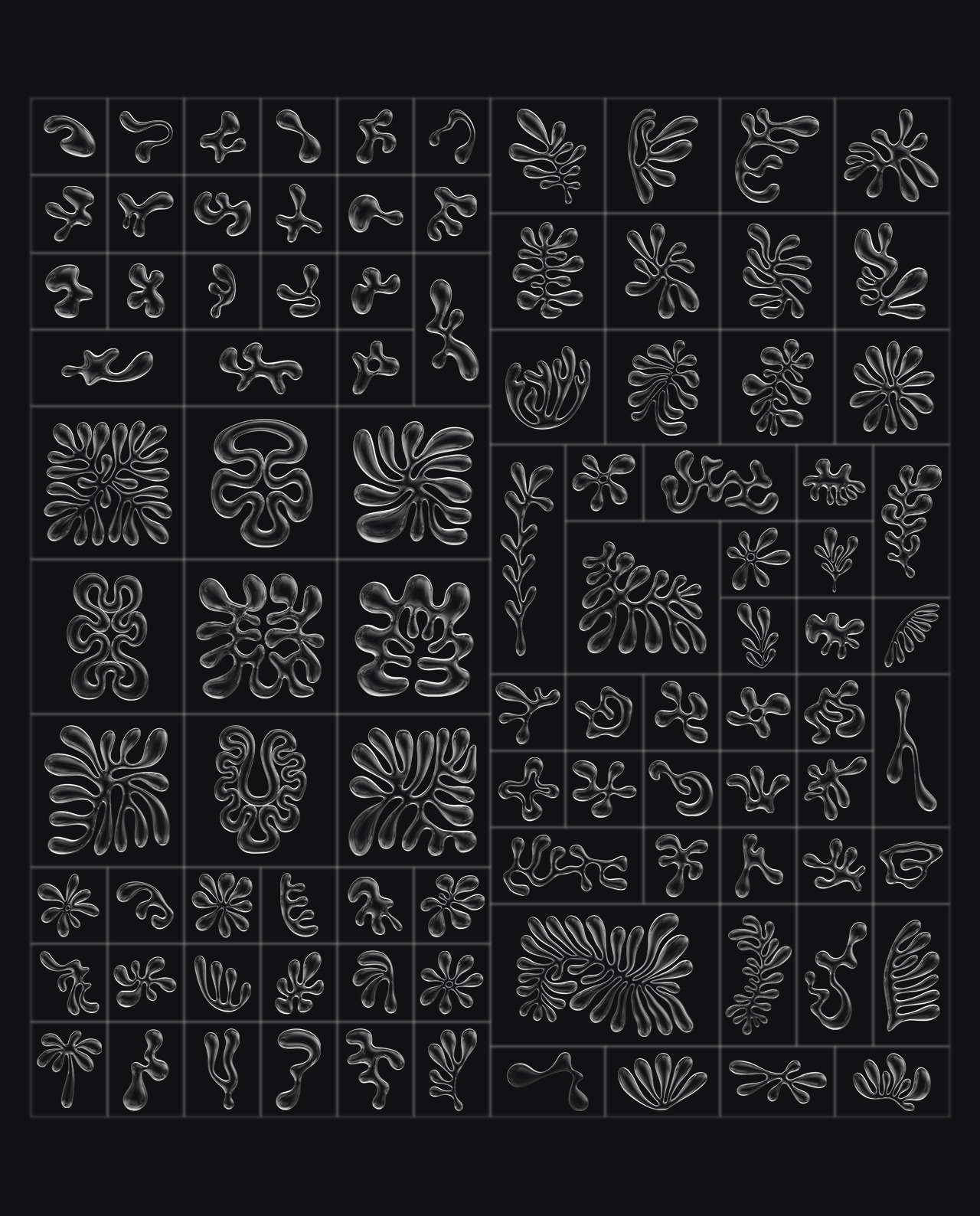 3D Floral Shapes - 95 Shapes with 15 Material gallery image 21
