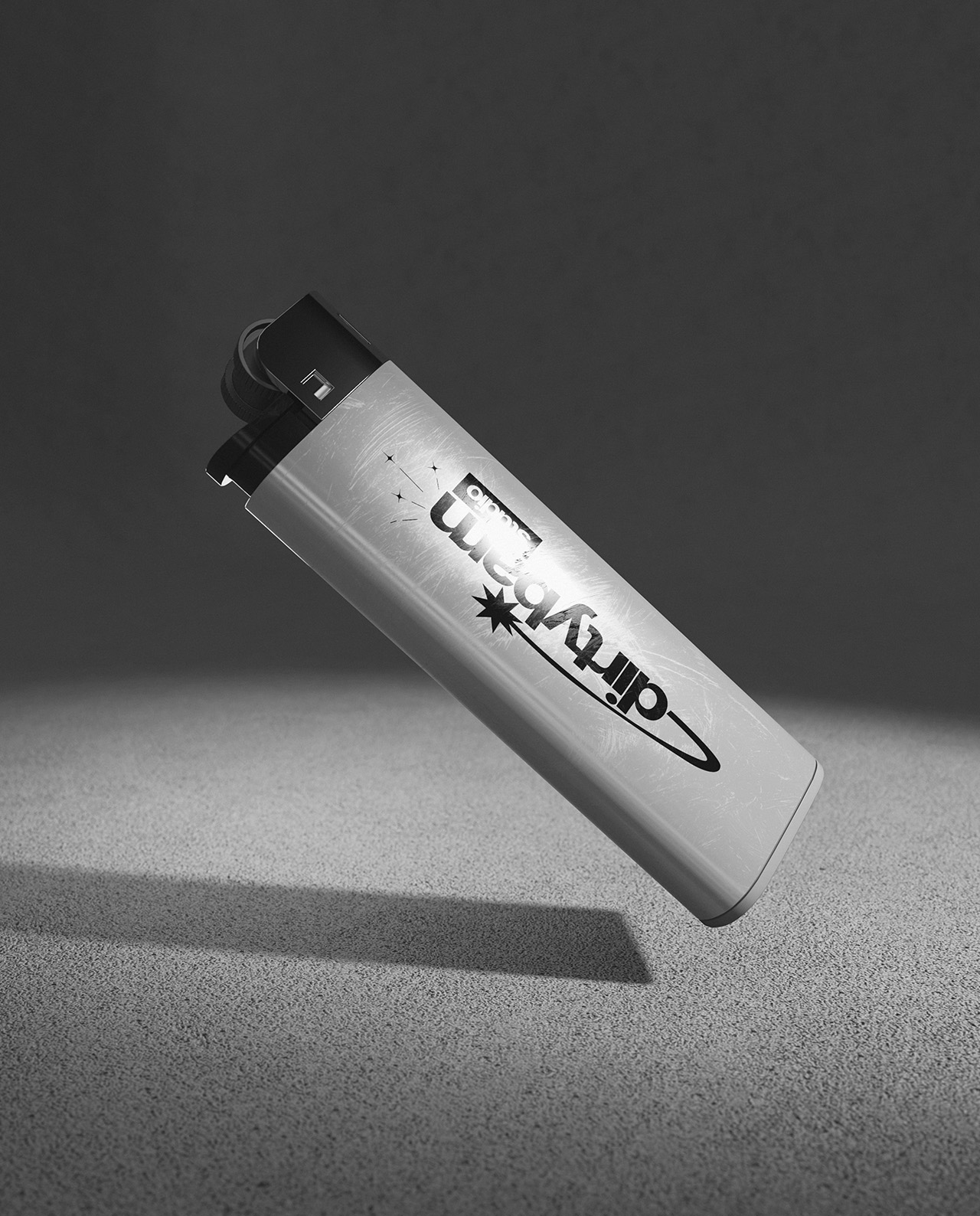 3D Lighter Mockup - 5 Scenes