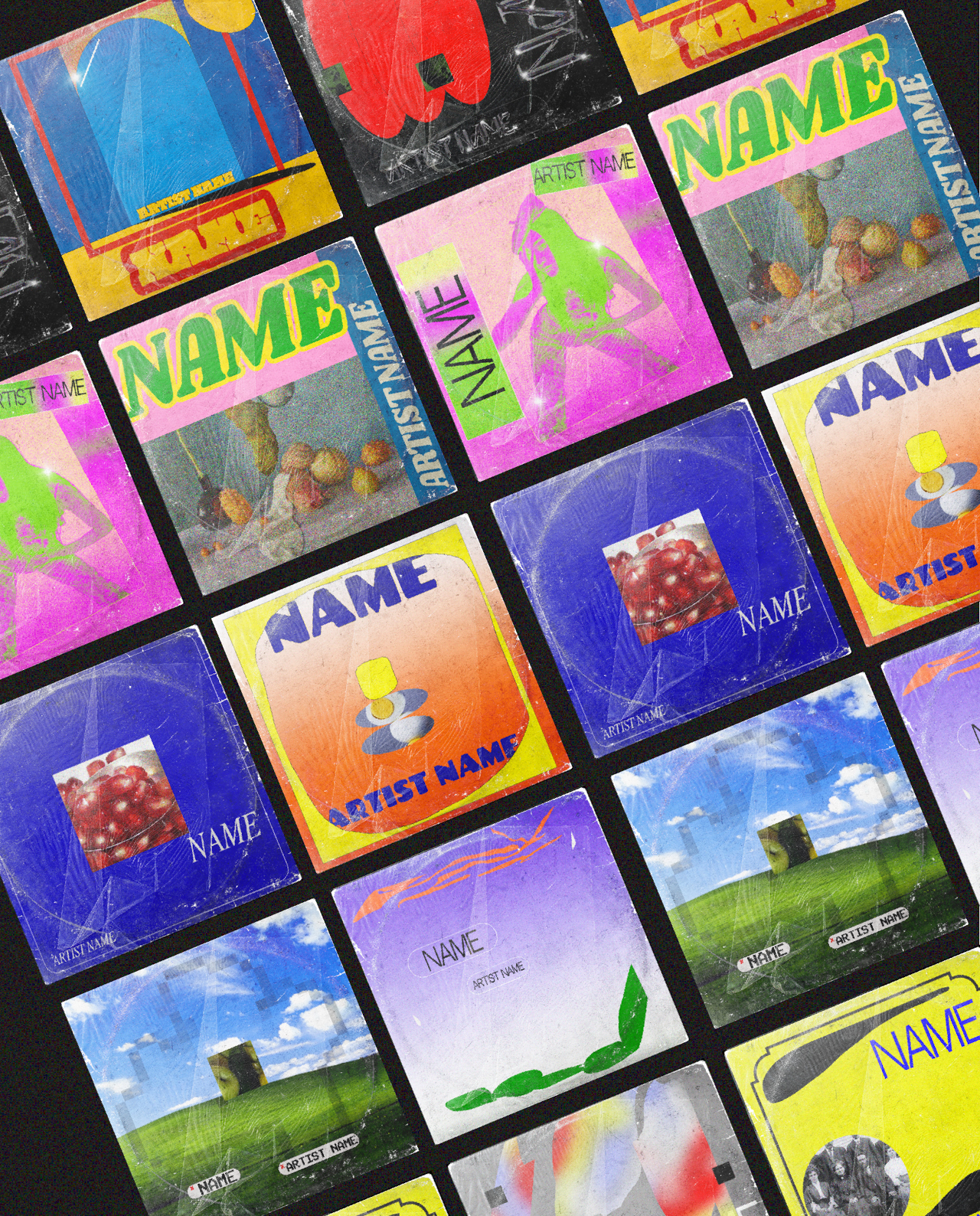 Album Cover Templates - 10 Pieces