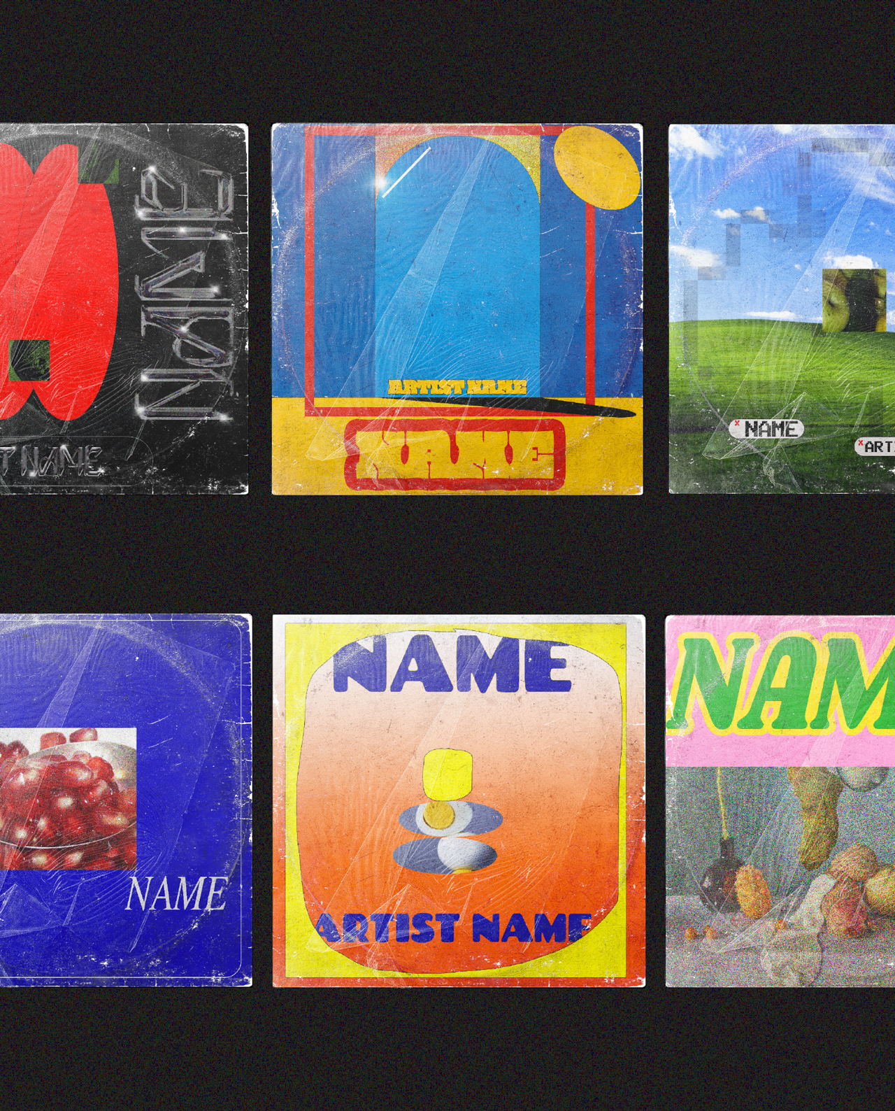 Album Cover Templates - 10 Pieces gallery image 2