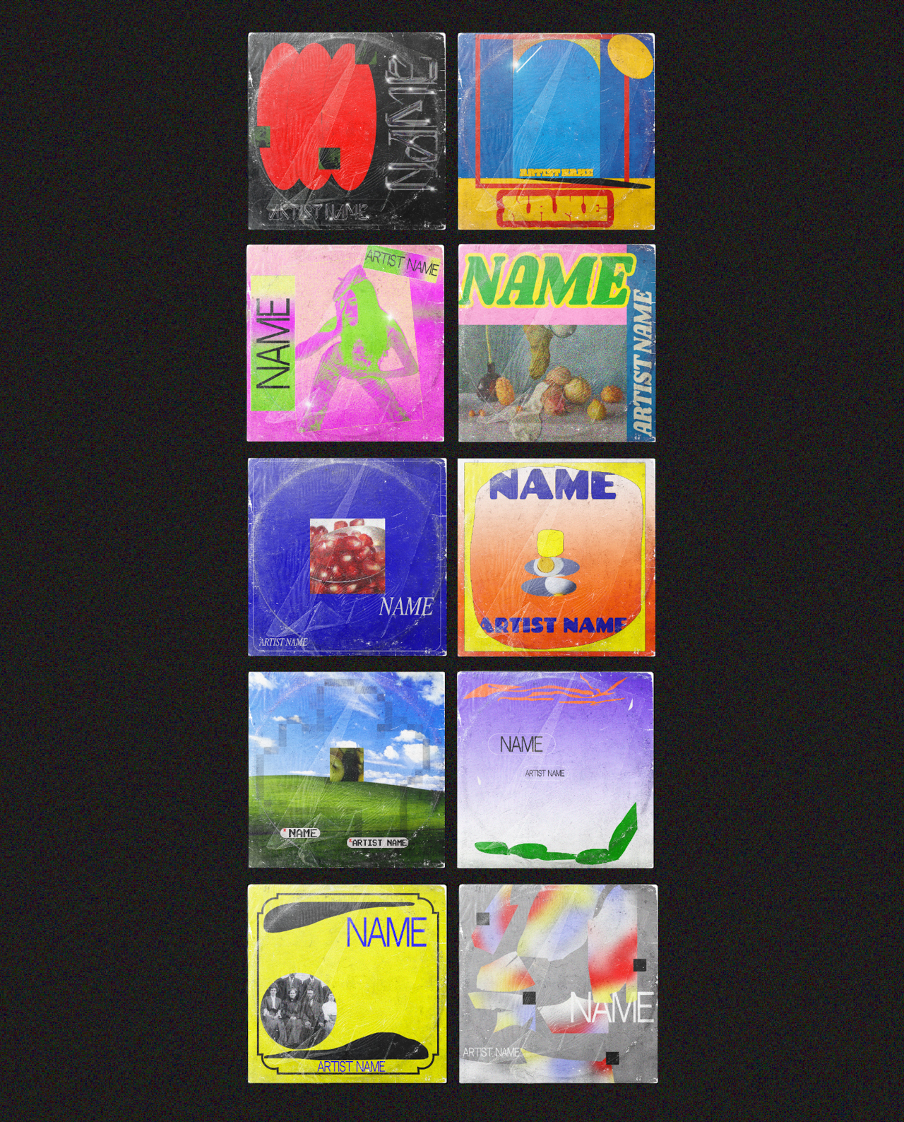 Album Cover Templates - 10 Pieces gallery image 3