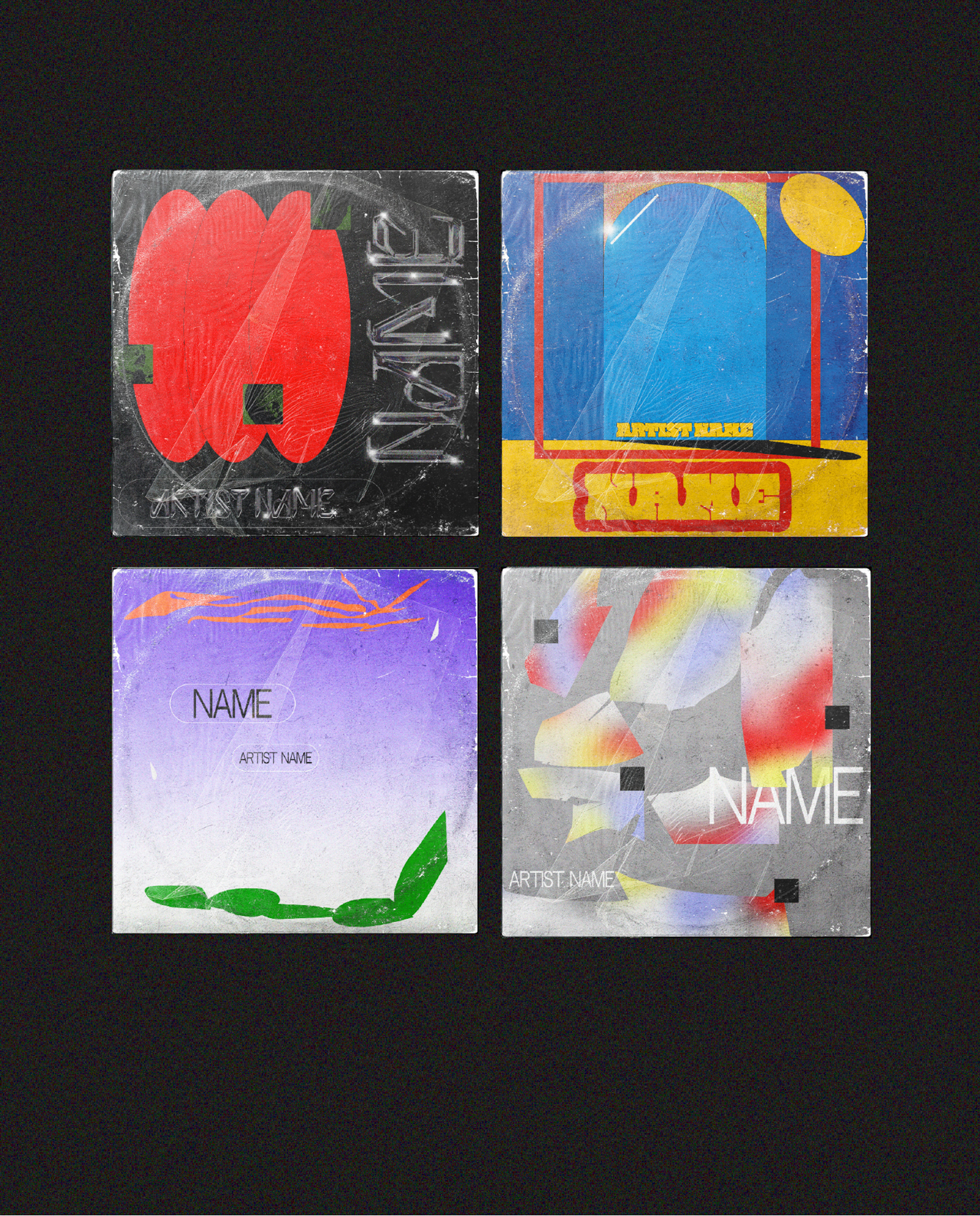 Album Cover Templates - 10 Pieces gallery image 7