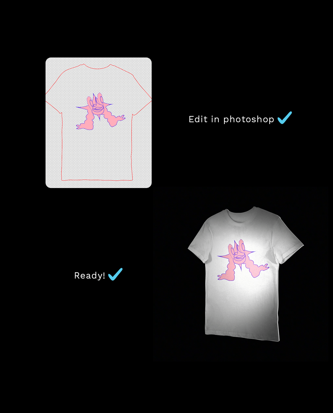 Animated T-Shirt Mockup gallery image 4