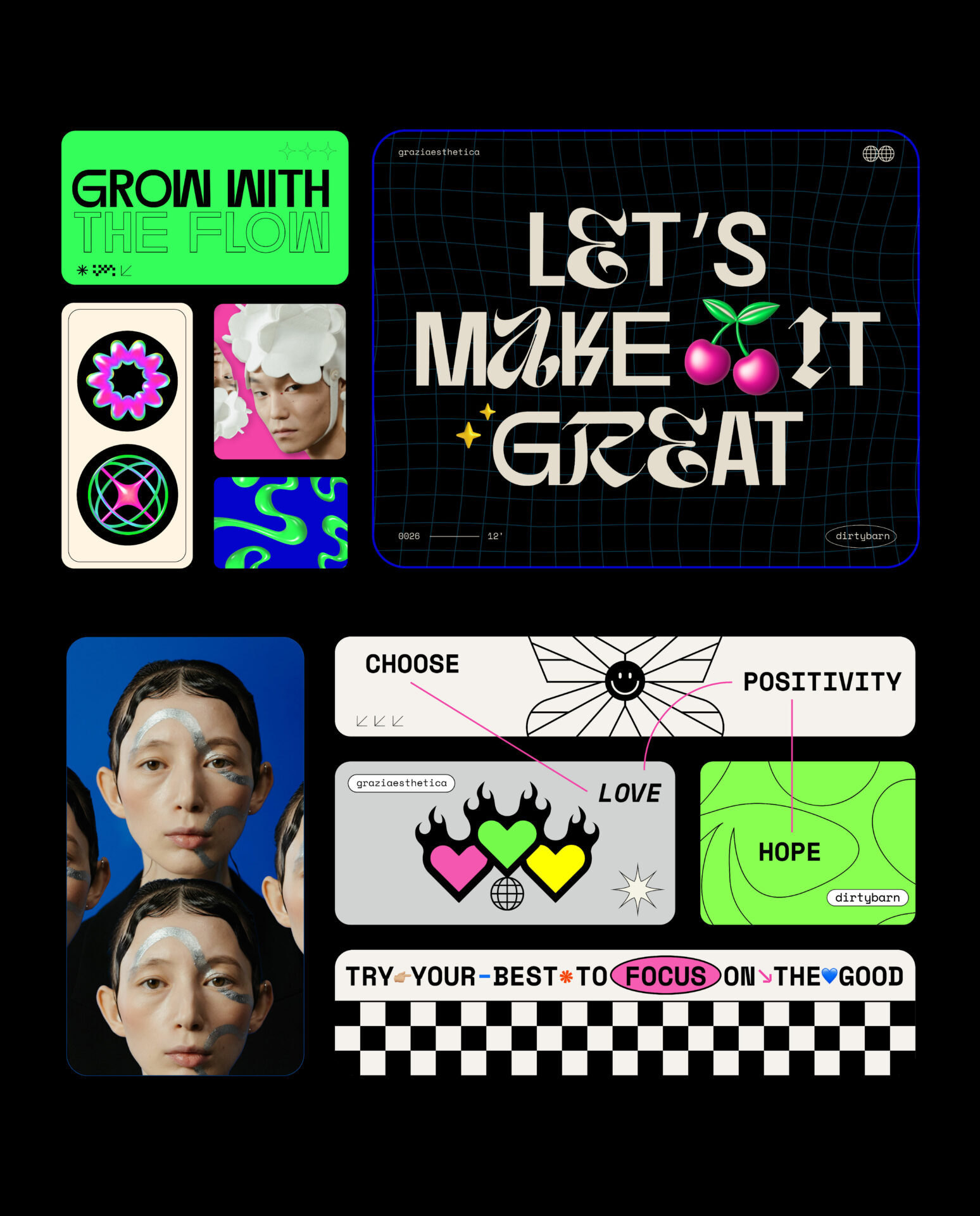 Bento Grid Social Media Templates - 6 Layouts gallery image 3