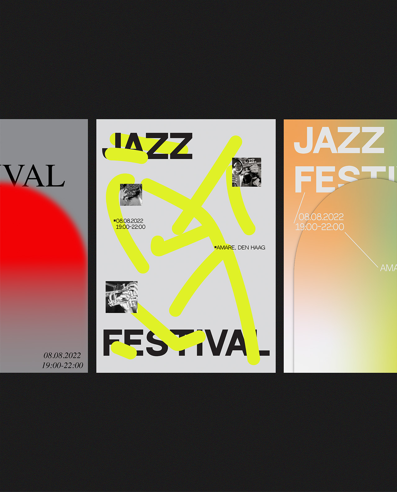 Brutal and Gradient Poster Templates #2 gallery image 3