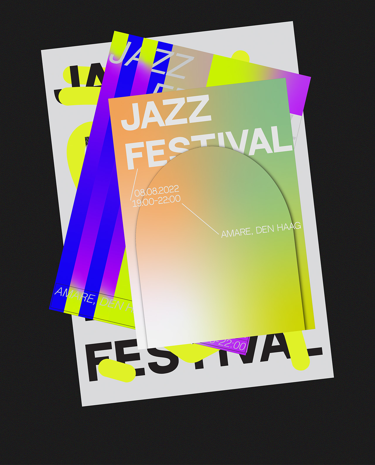 Brutal and Gradient Poster Templates #2 gallery image 5