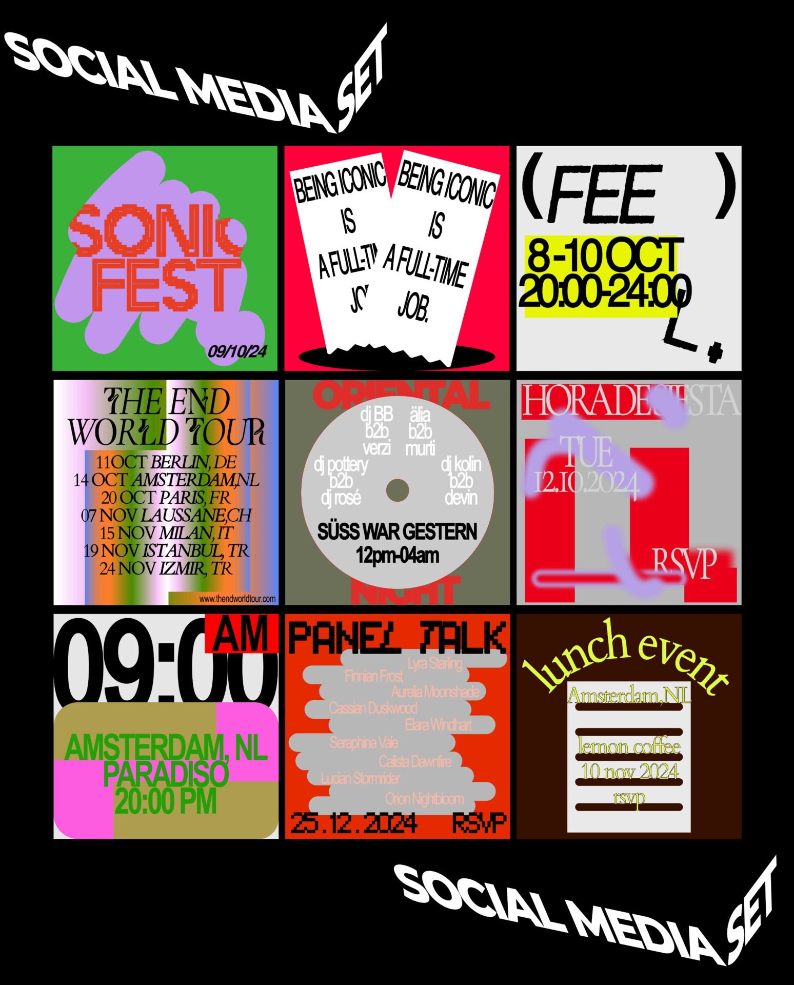 Brutal Social Media Set - 10 Templates gallery image 5