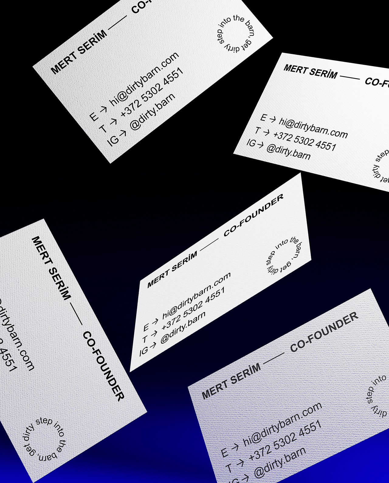 Business Card Mockups in Zero Gravity gallery image 2