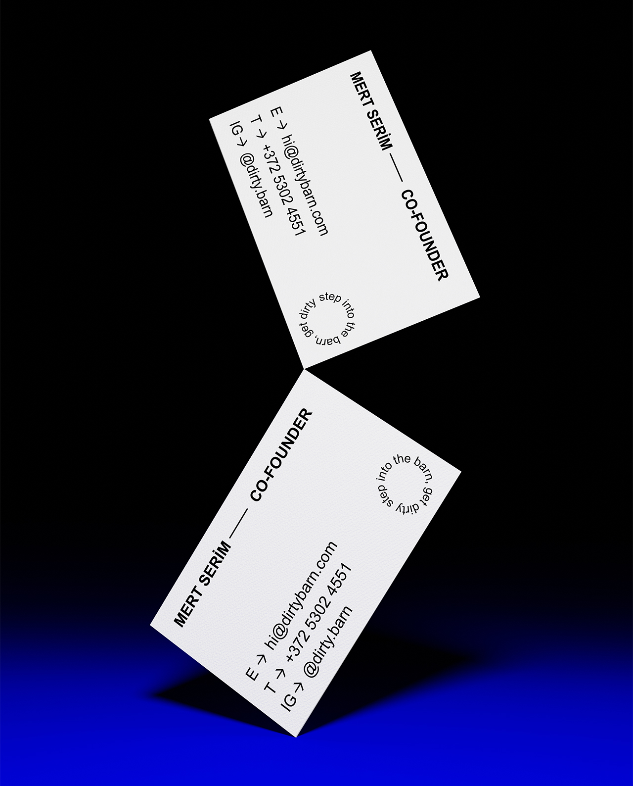 Business Card Mockups in Zero Gravity gallery image 5