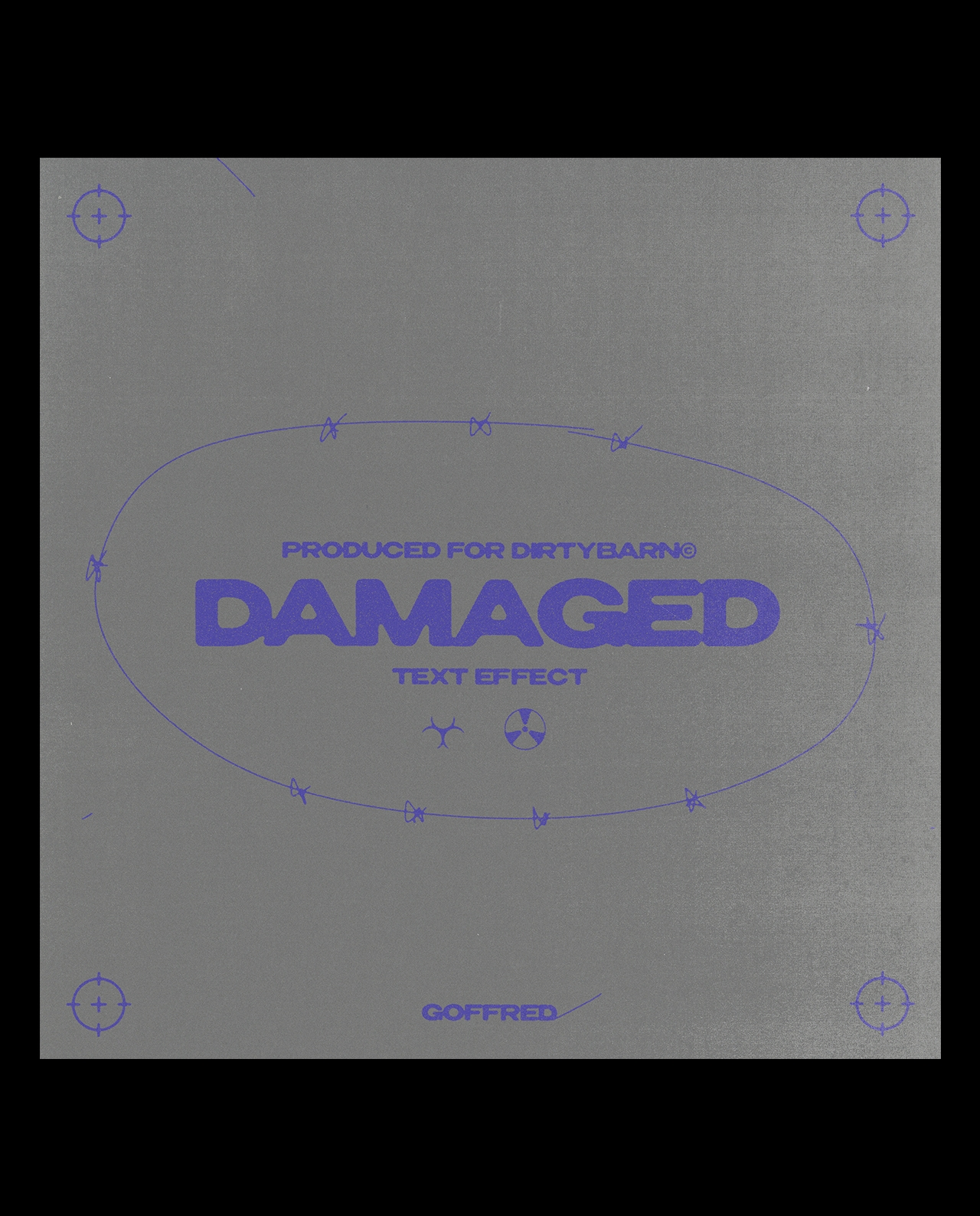 Damaged Text Template (Free) gallery image 2