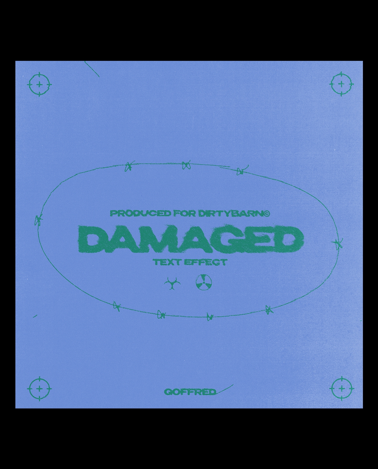 Damaged Text Template (Free) gallery image 4