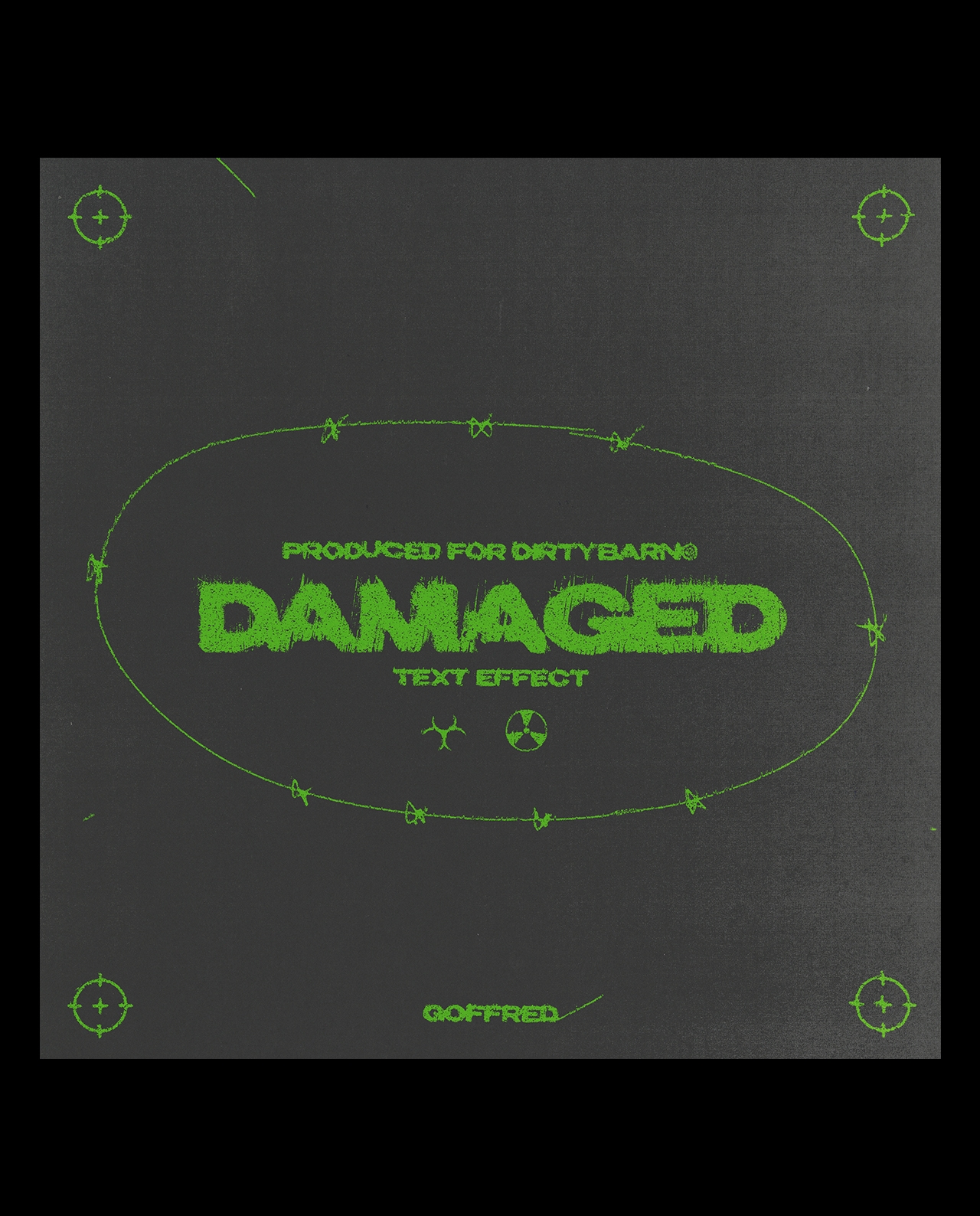 Damaged Text Template (Free) gallery image 5