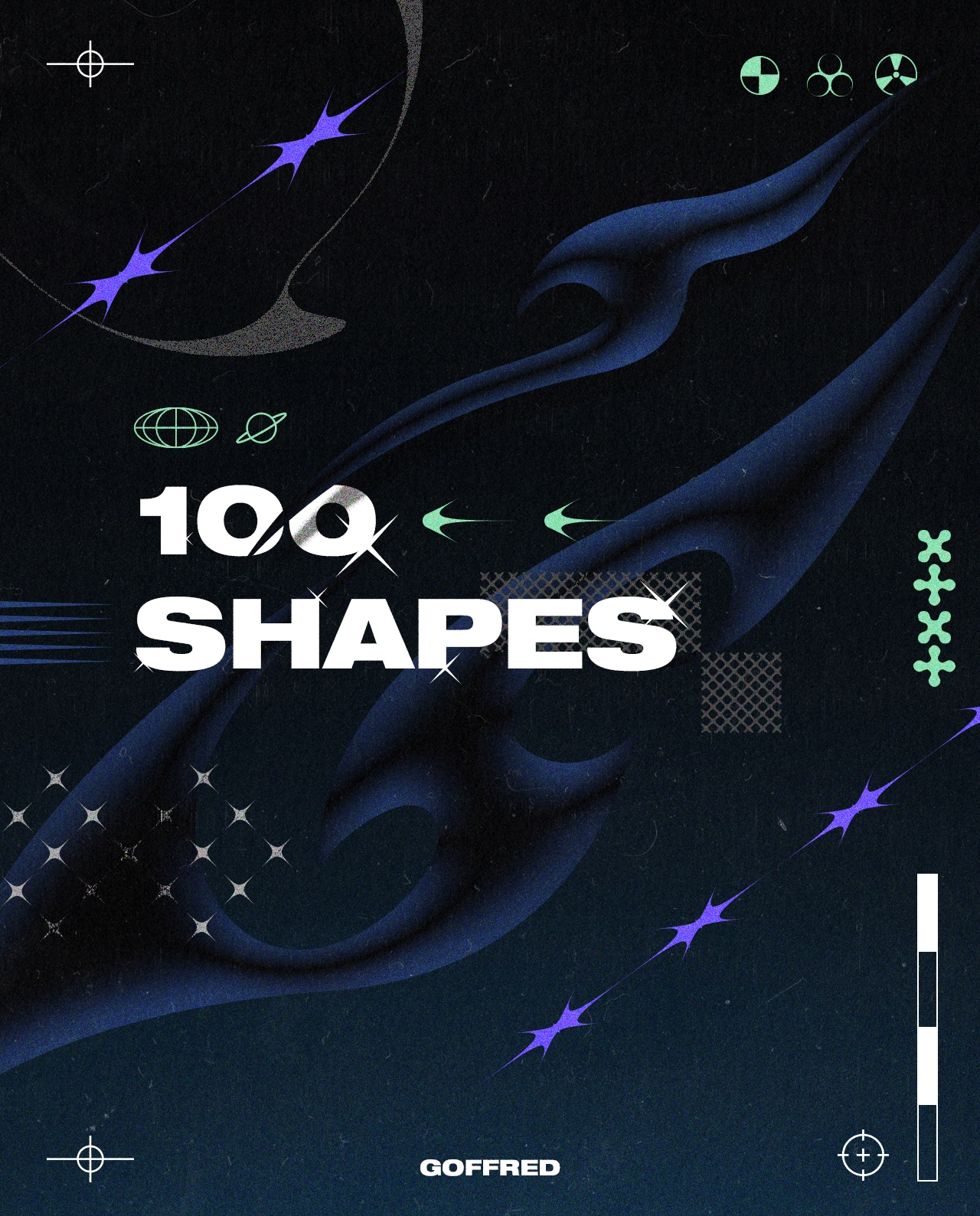 Design Elements Pack: 100 Shapes