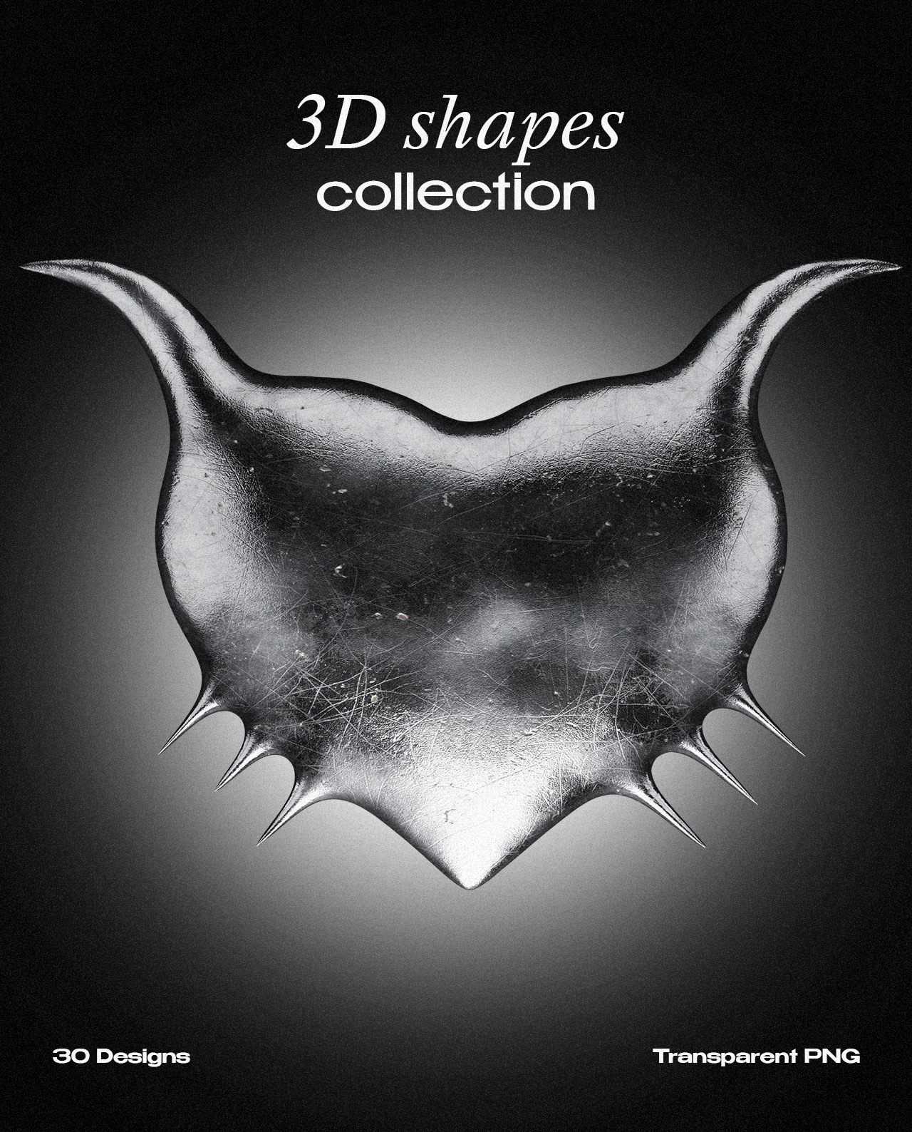 Design Elements Pack #5: 3D Shapes Collection