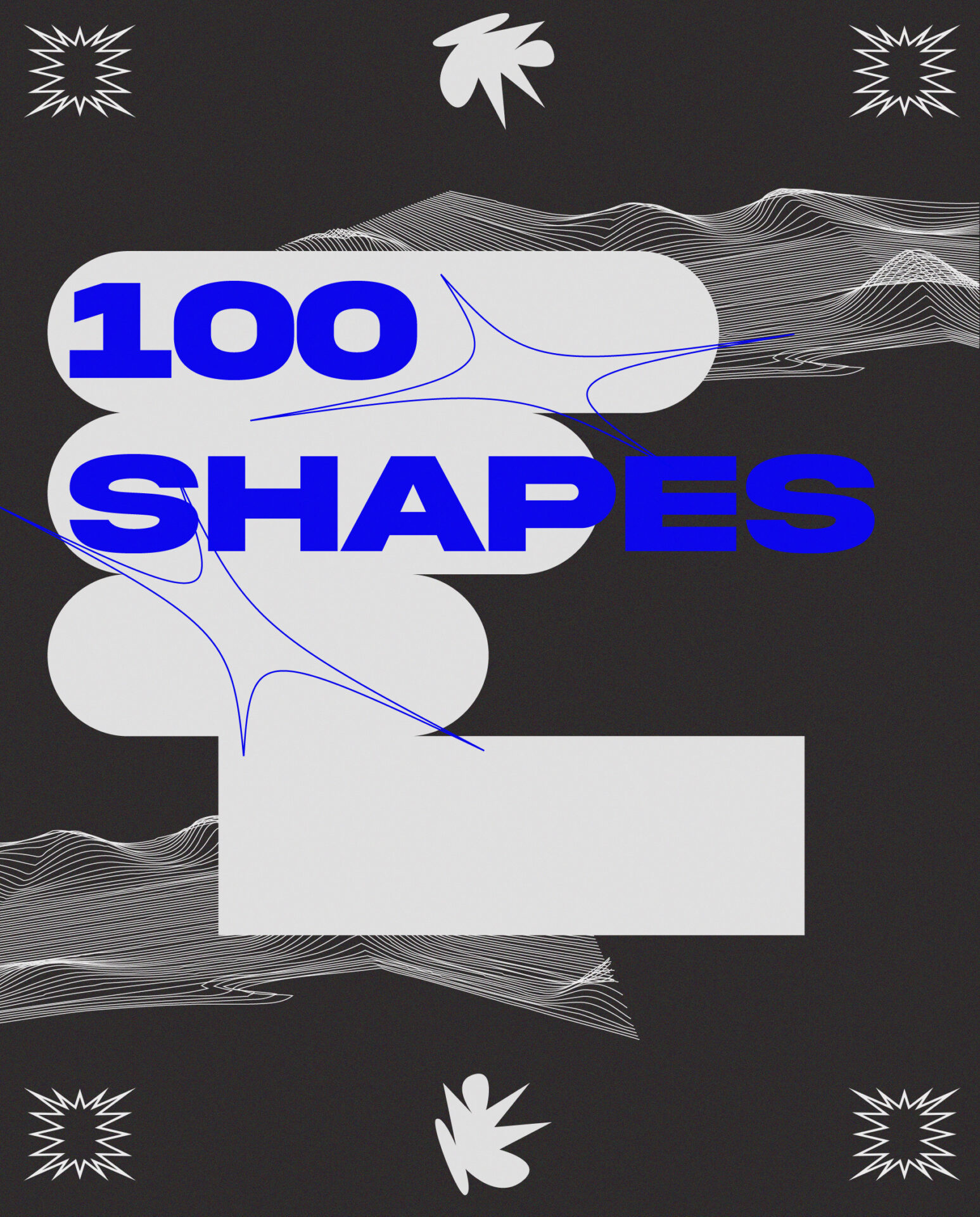 Design Elements Pack #6: 100 Organic Shapes