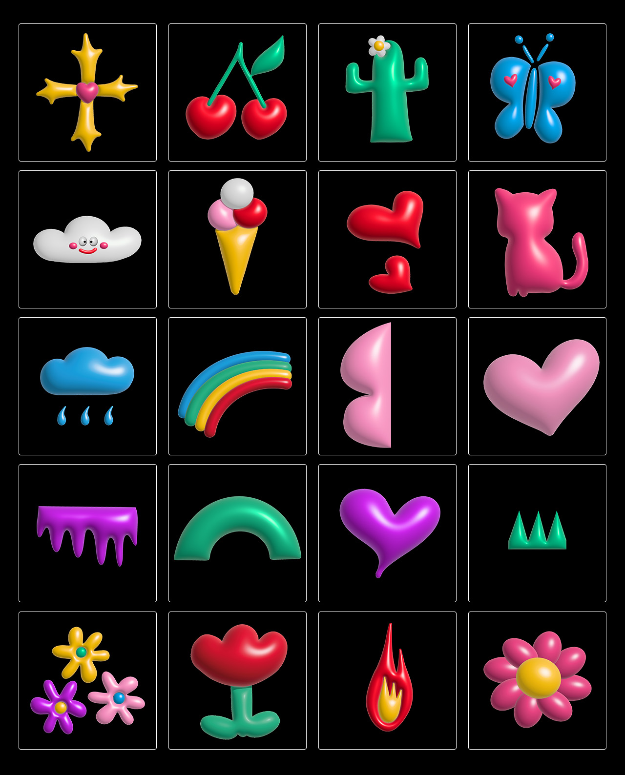 Design Elements Pack #7: 3D Vector Shapes Pack gallery image 4