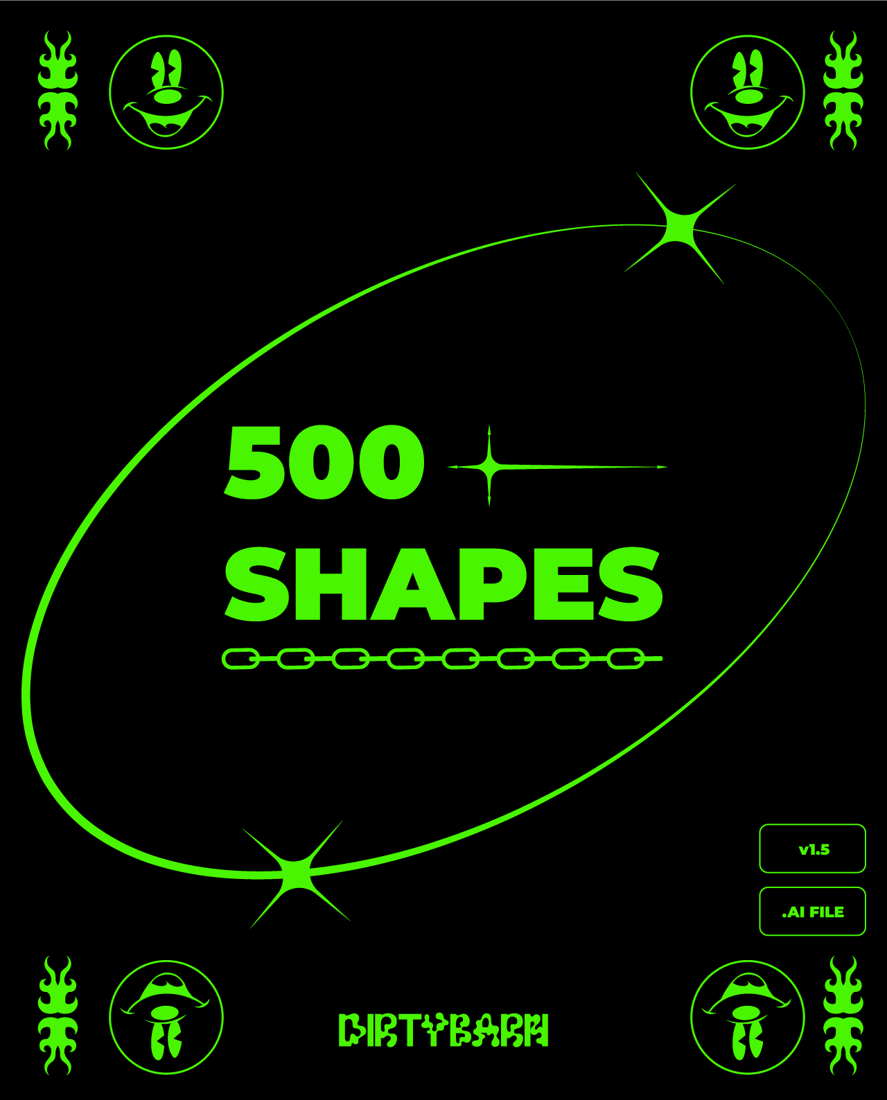 Design Elements Pack: 500 Shapes