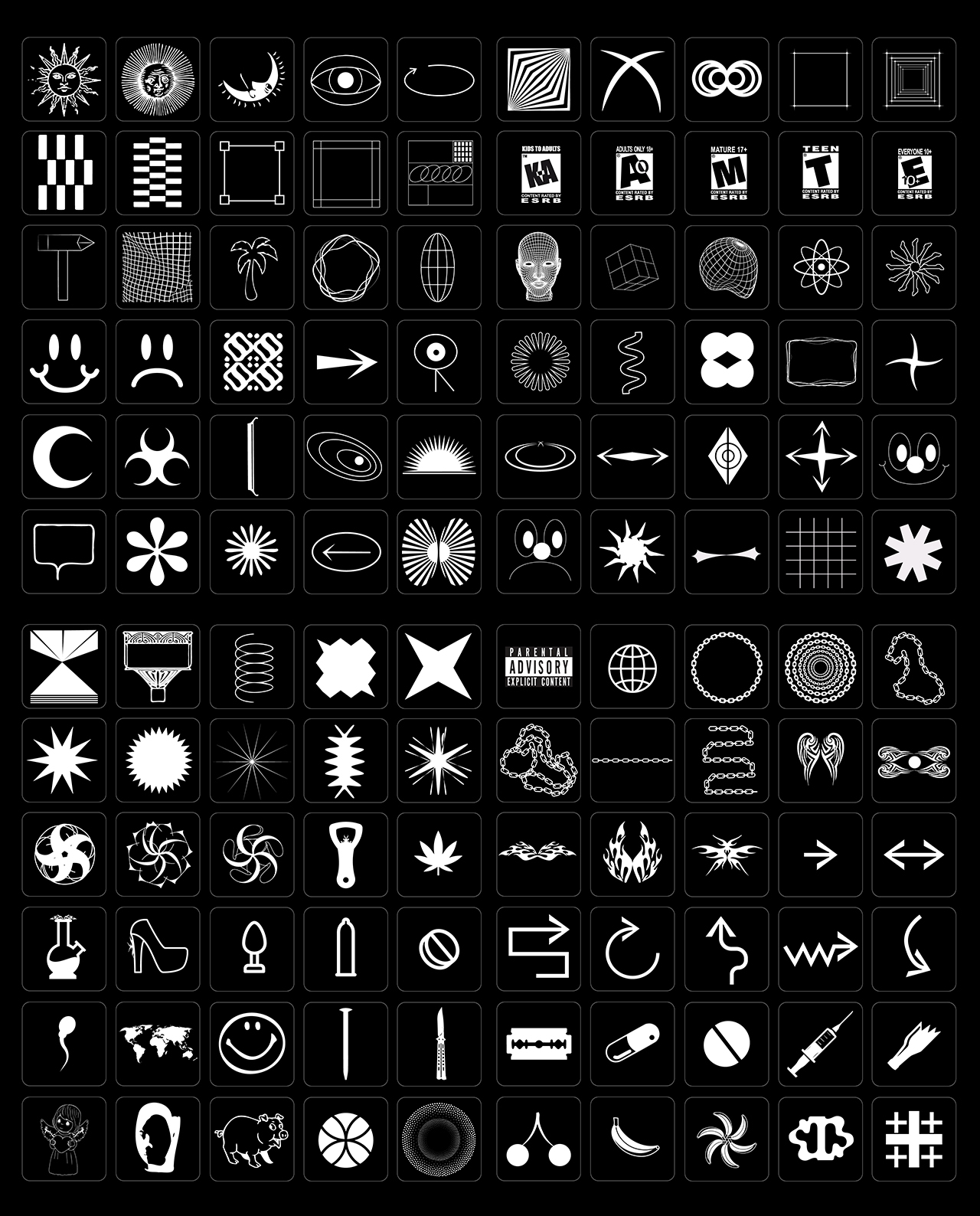 Design Elements Pack: 500 Shapes gallery image 4
