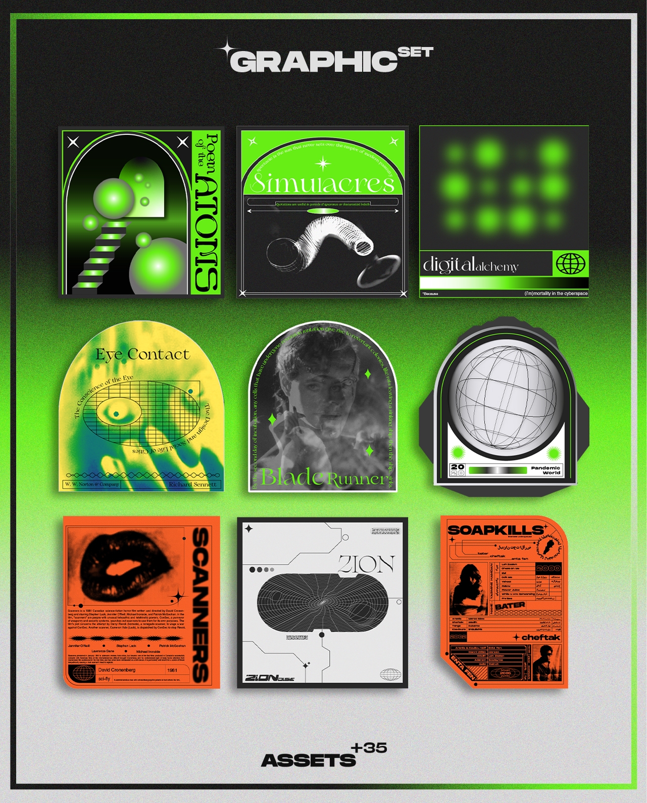 Graphics set with 35 pieces (Free) gallery image 2