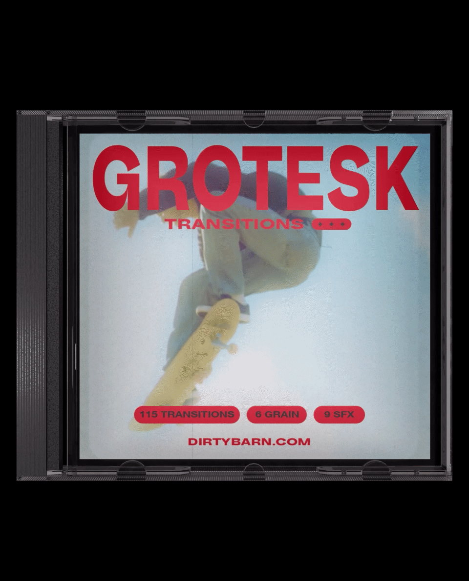 Grotesk Transitions - 115 Unique Pieces