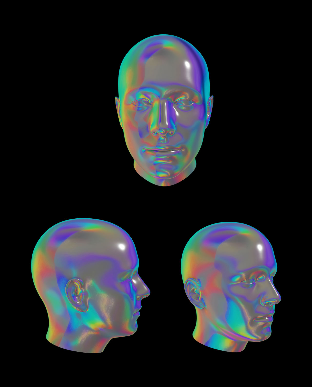 Holographic Materials Pack 9 Videos + 30 PNGs + 8 Background gallery image 7
