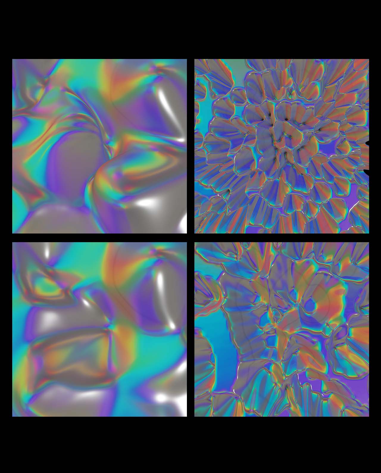Holographic Materials Pack 9 Videos + 30 PNGs + 8 Background gallery image 10