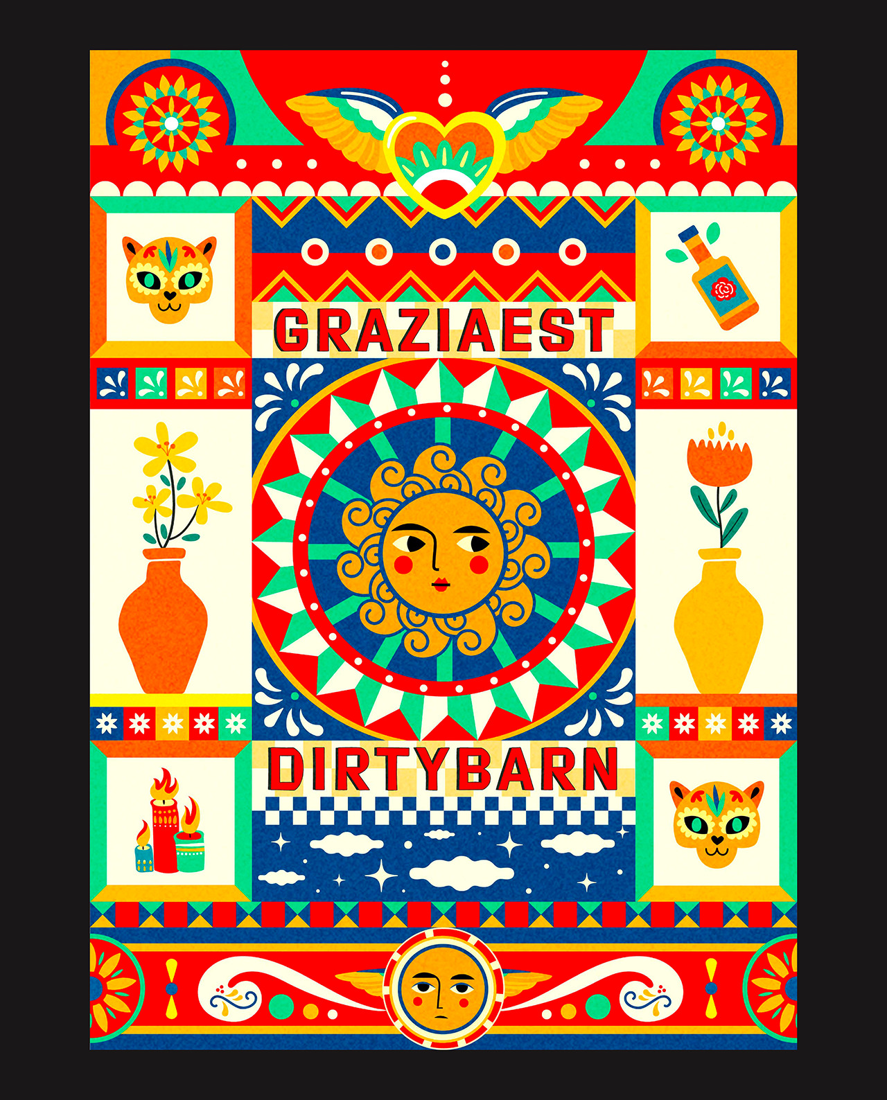 Mexican Style Vector Elements - 15 Pieces