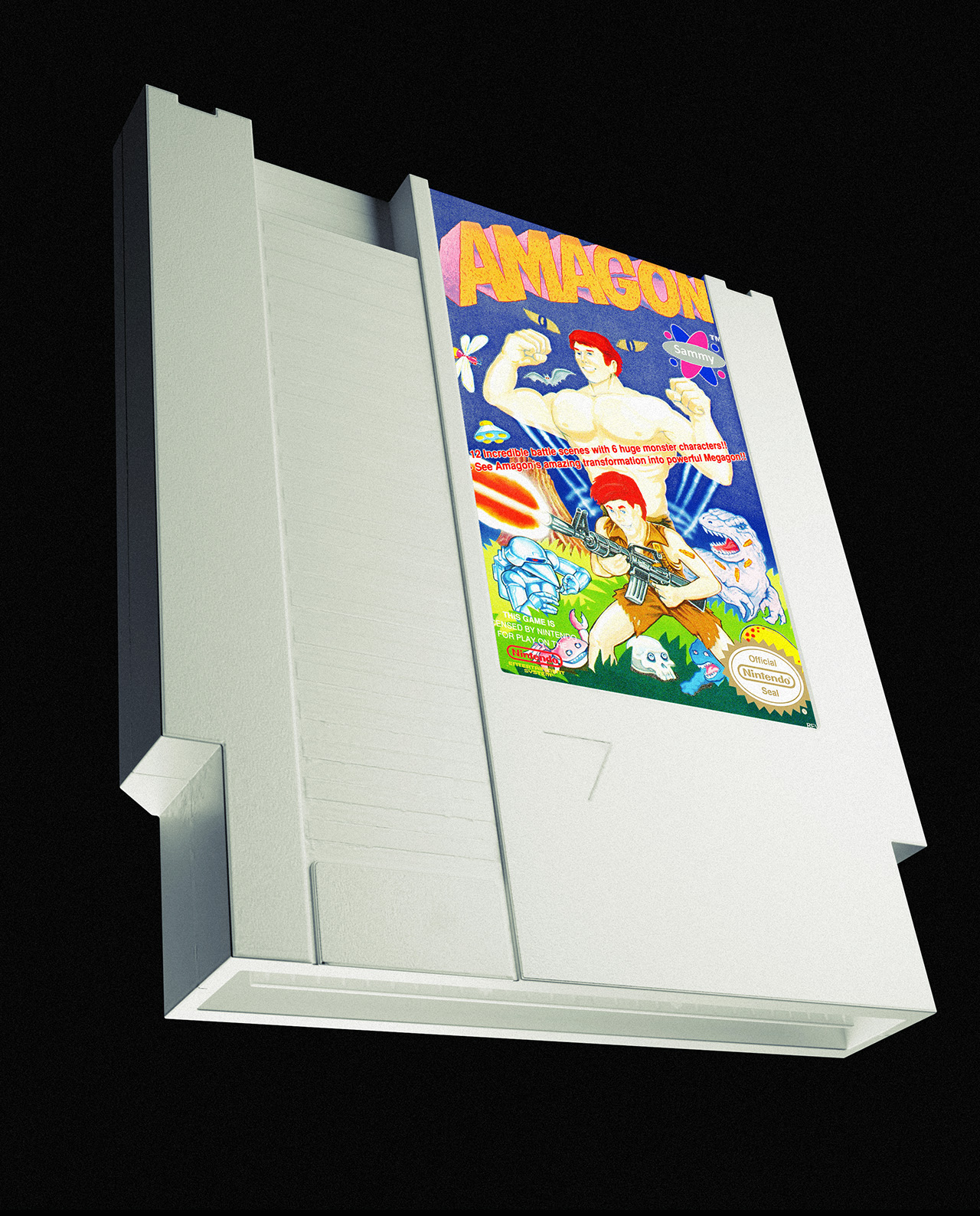 Nintendo N64 & NES Cartridge Mockup Duo gallery image 2