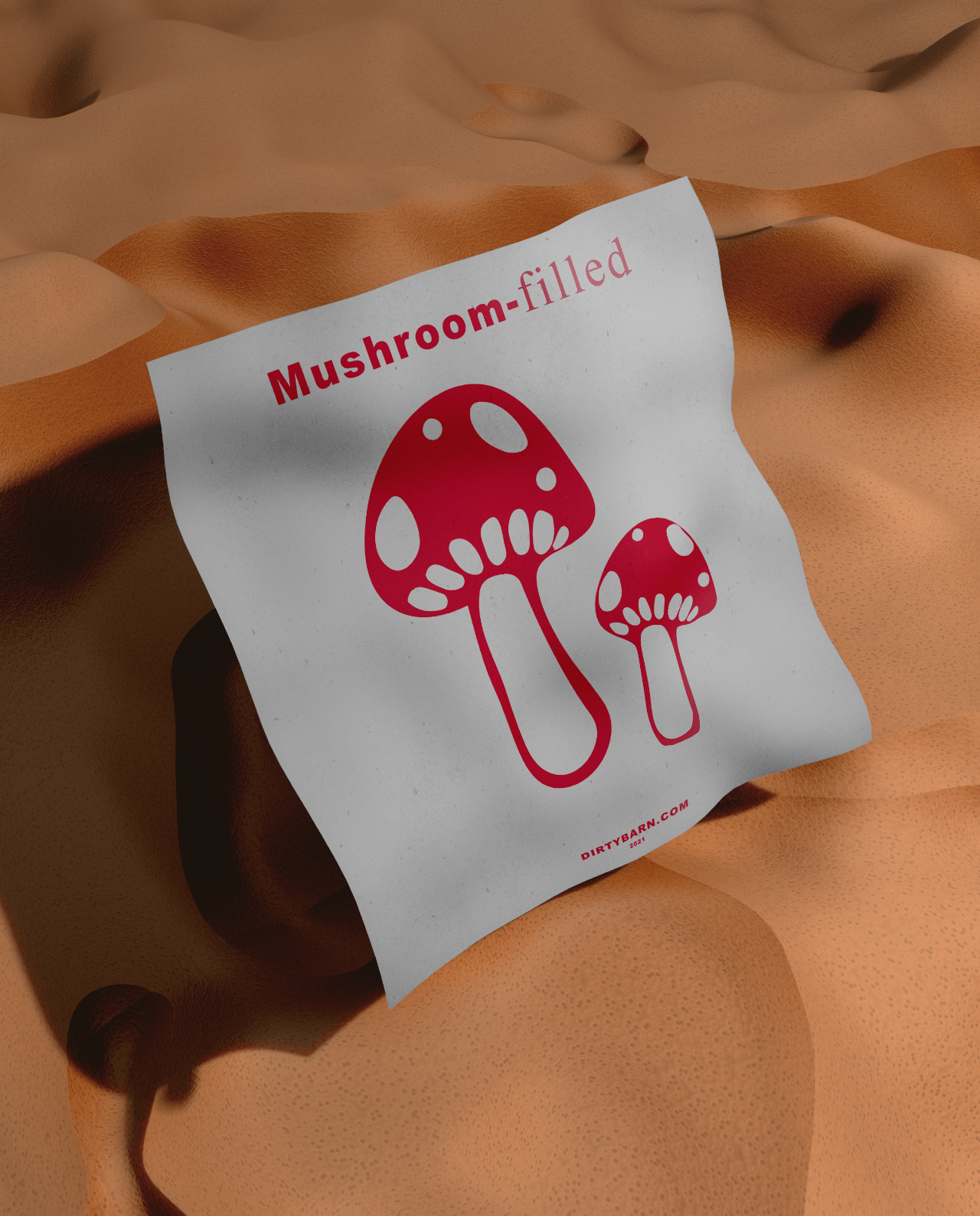 Paper mockups floating in the desert (Free)