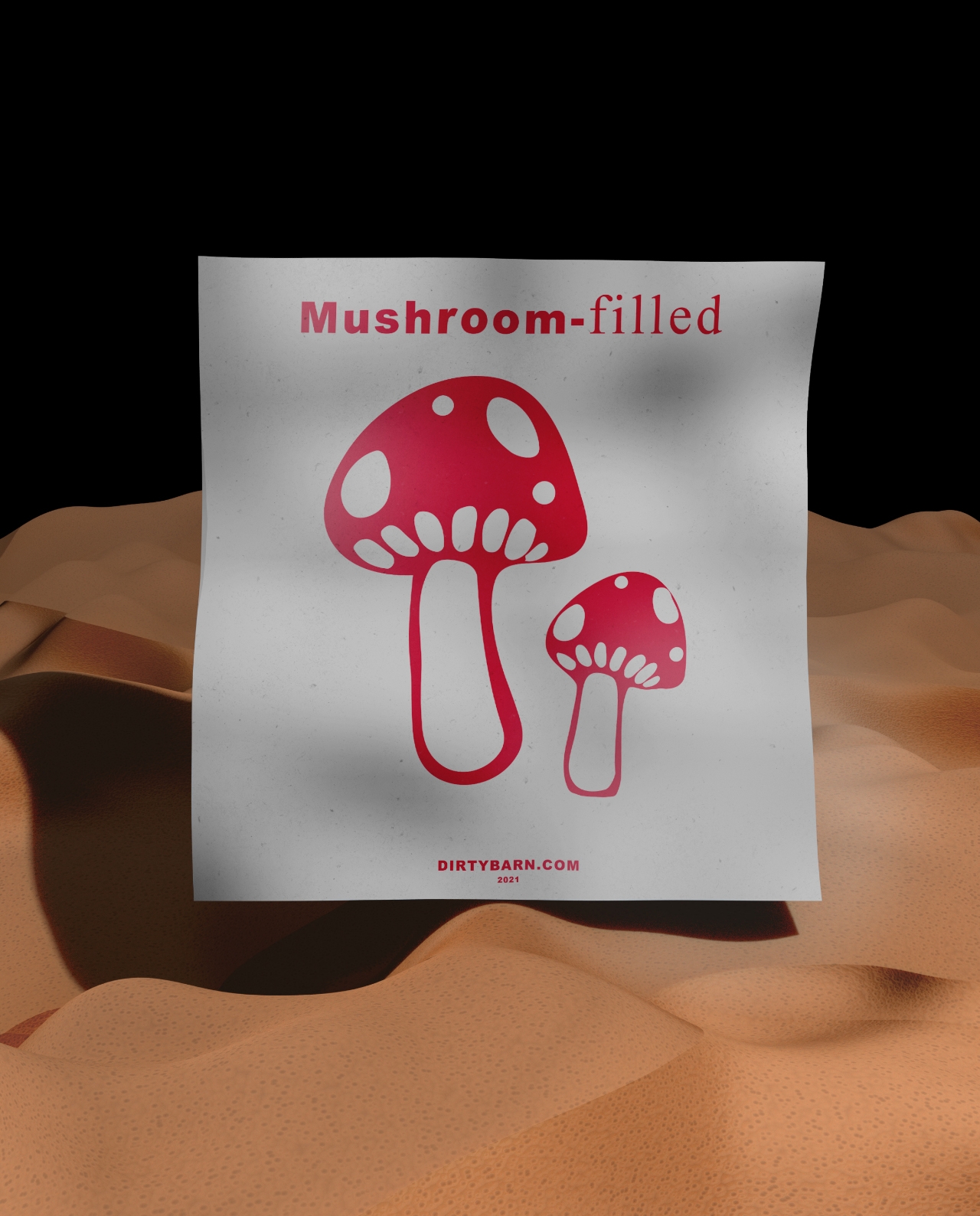 Paper mockups floating in the desert (Free) gallery image 2
