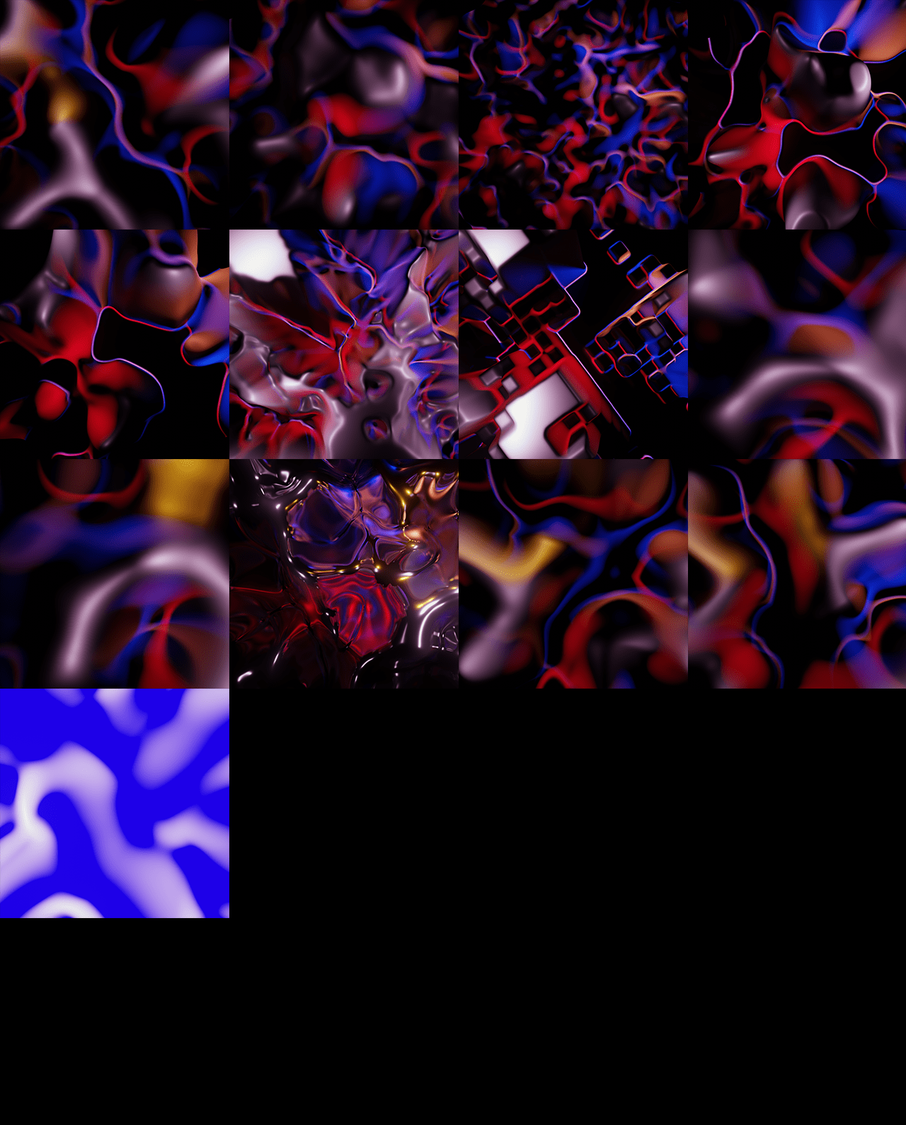Psychedelic & Abstract Texture Set - 54 Pieces gallery image 4