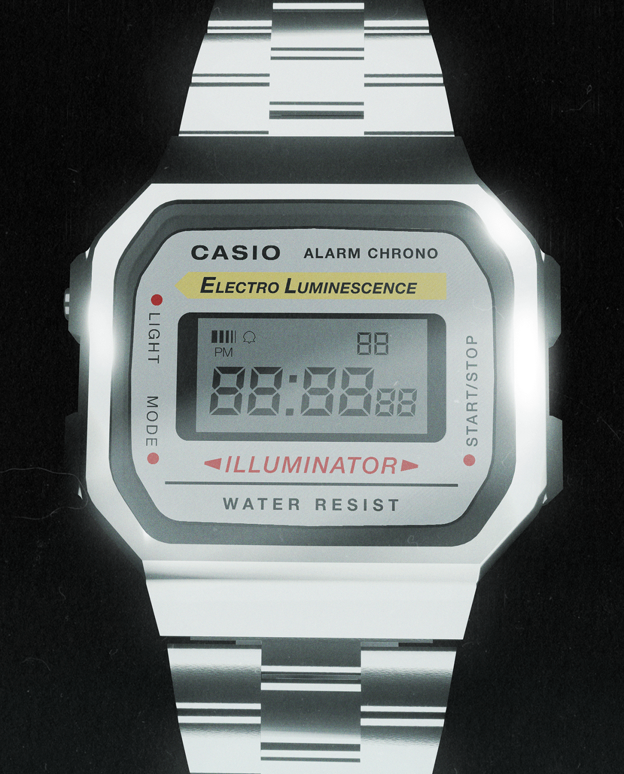 Retro Casio Watch Mockup gallery image 3