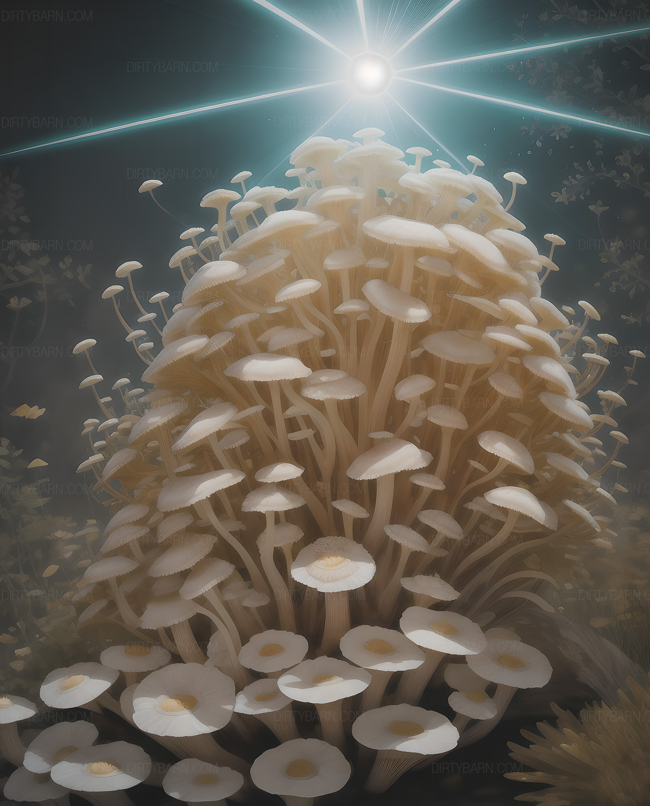 Retro Futuristic Space & Mushroom Clouds Background Pack gallery image 10