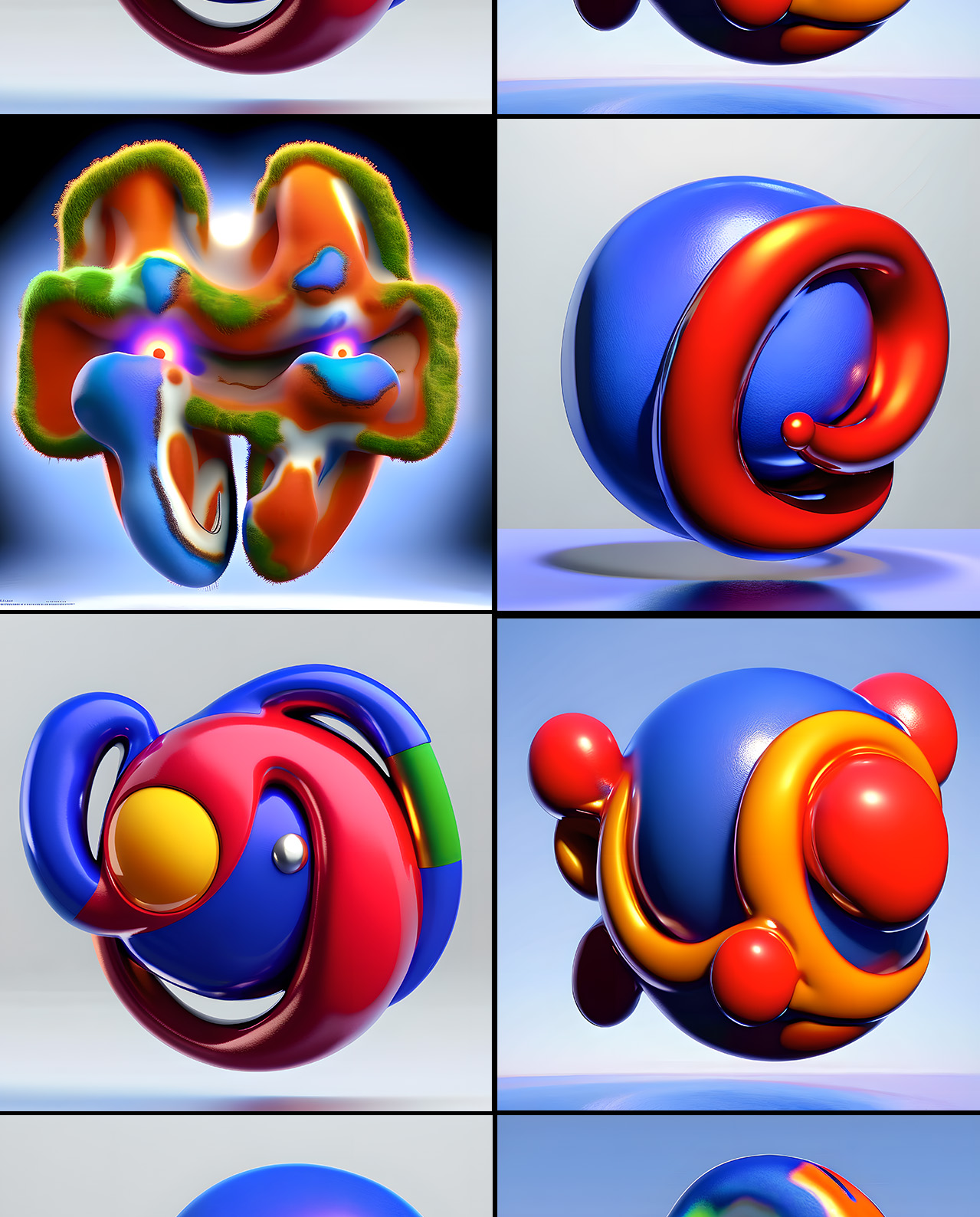 Wavy | 3D and Illustrative Background Pack - 1200+ Pieces gallery image 6