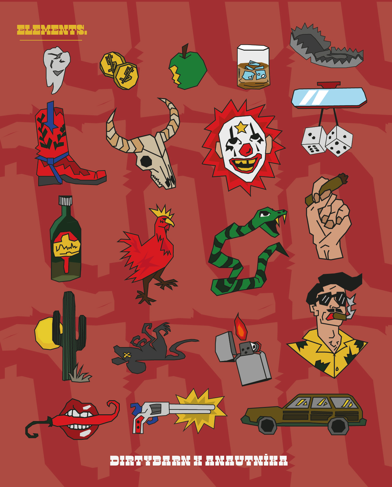 Wild West Sticker Pack - 20 Pieces
