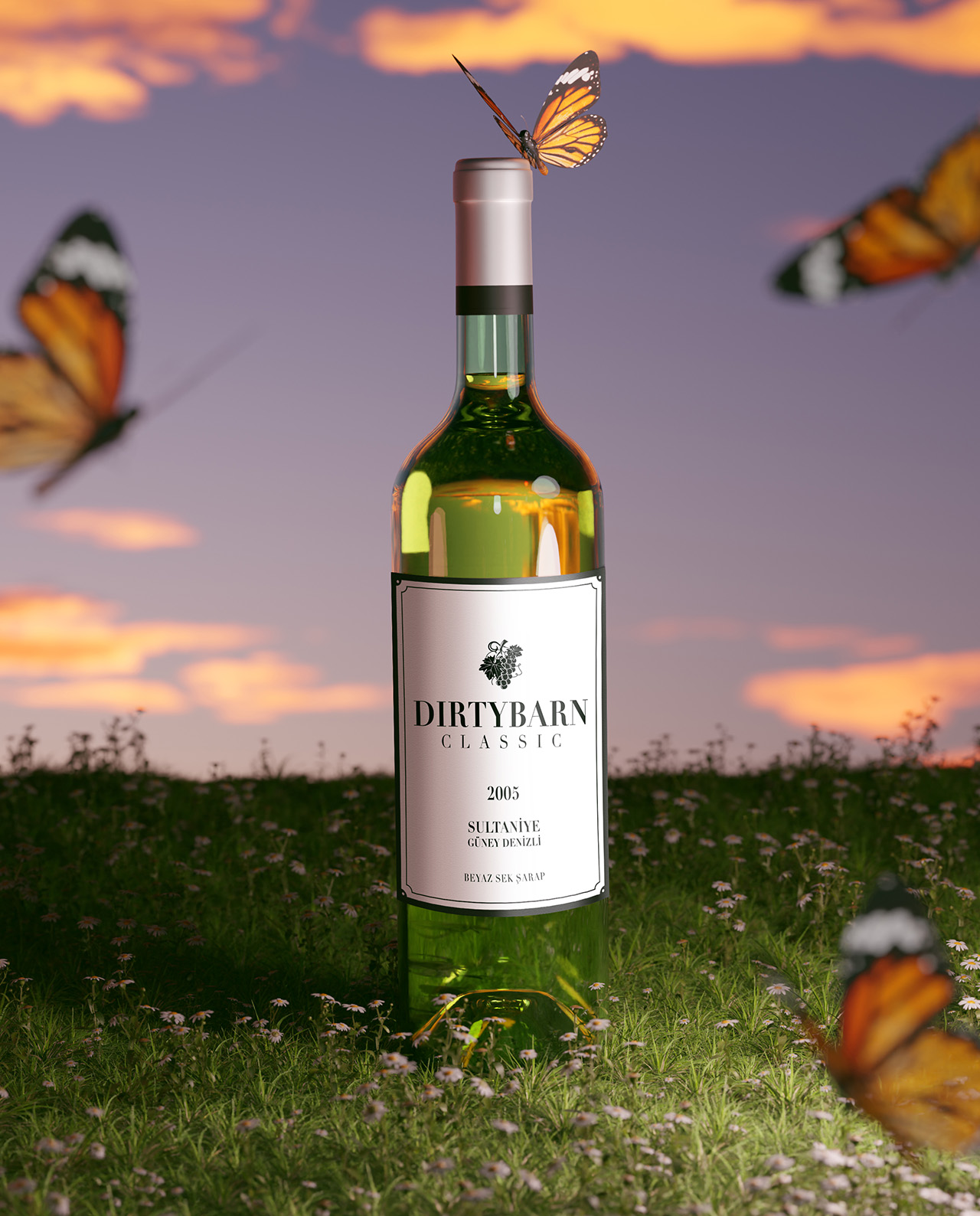 Wine Bottle Mockup gallery image 3