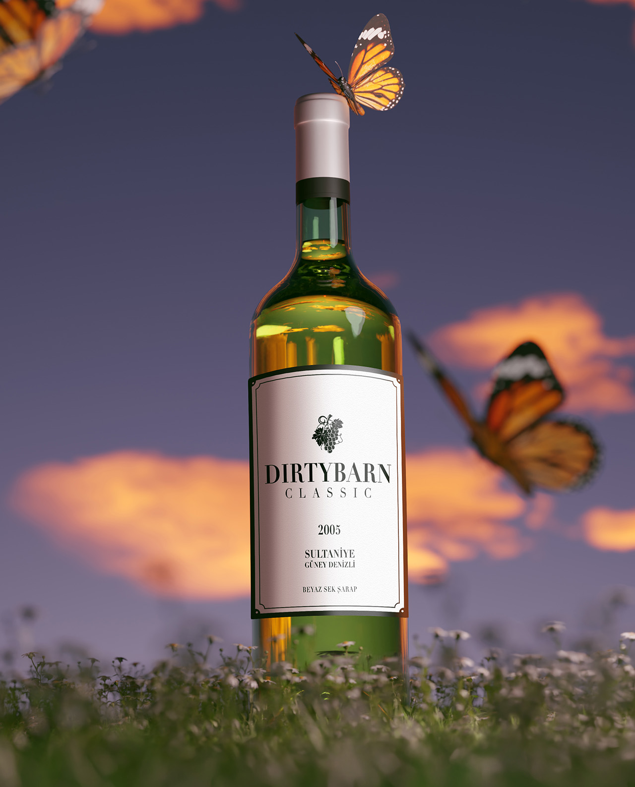 Wine Bottle Mockup gallery image 5