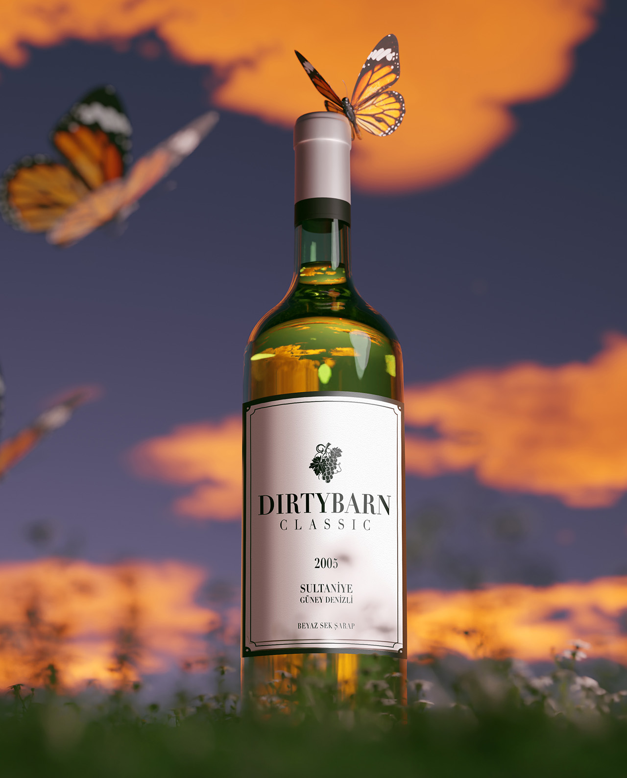 Wine Bottle Mockup gallery image 7