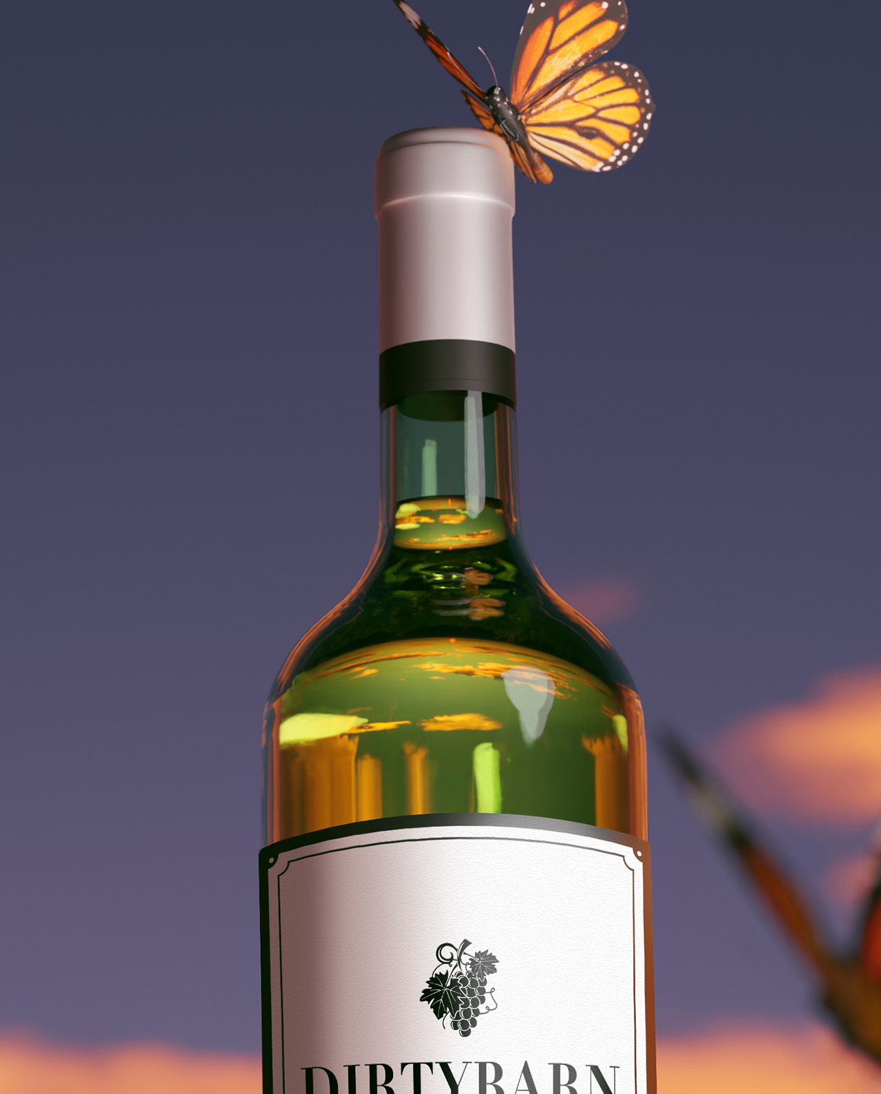 Wine Bottle Mockup gallery image 8