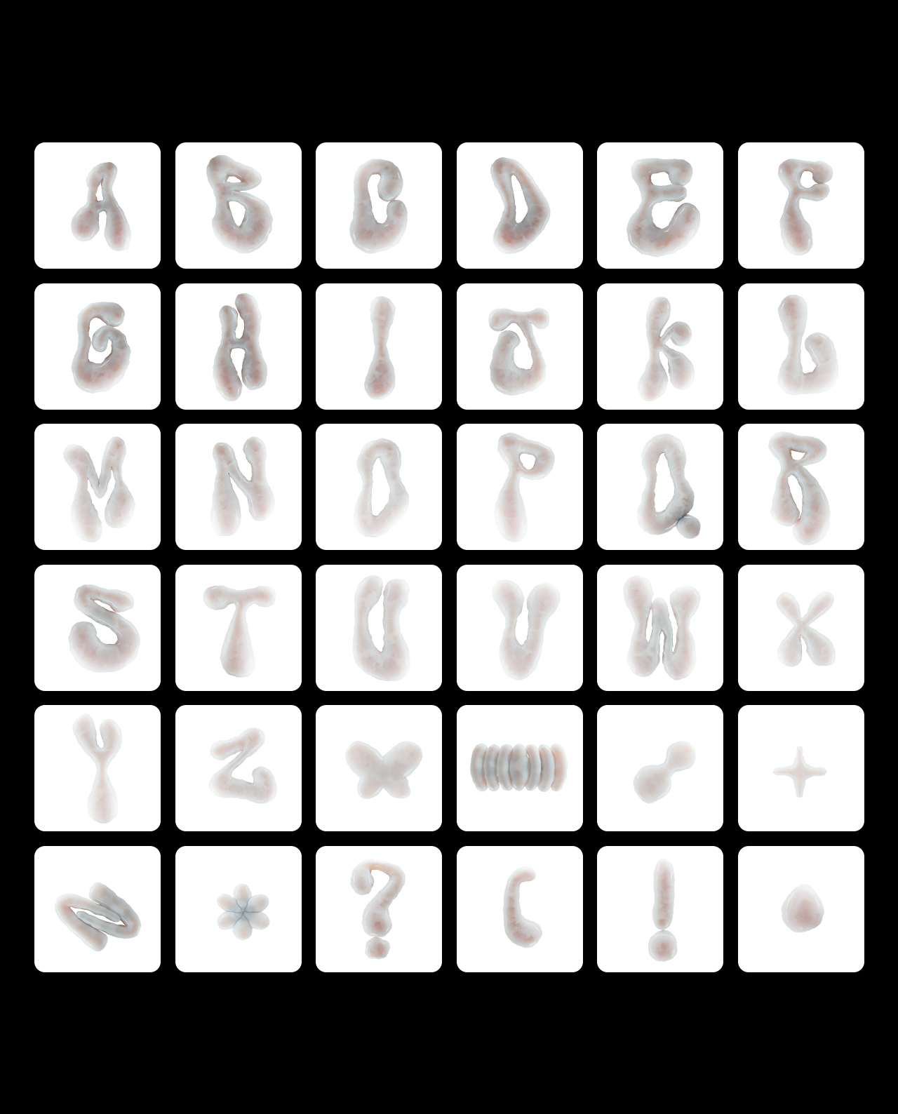 Wobbly 2 | Bubbly Letters with 3D Style and 20 Variations gallery image 21