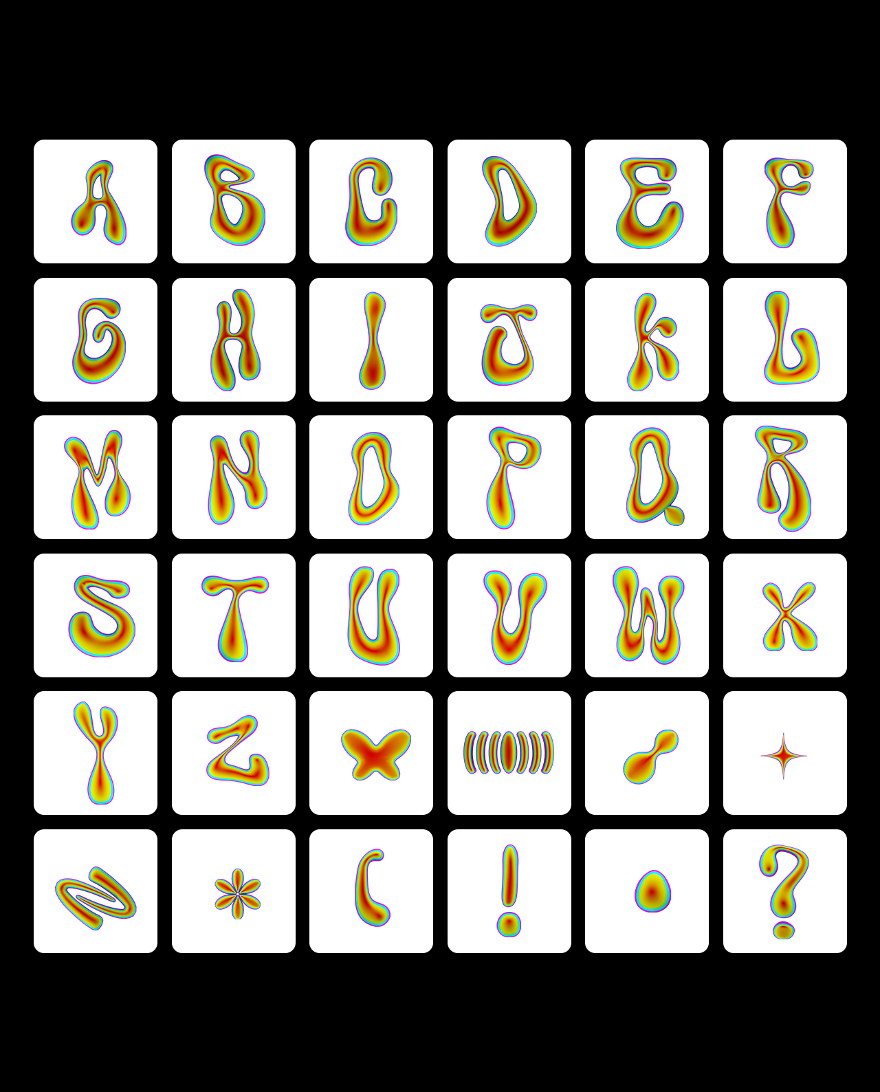 Wobbly 2 | Bubbly Letters with 3D Style and 20 Variations gallery image 23