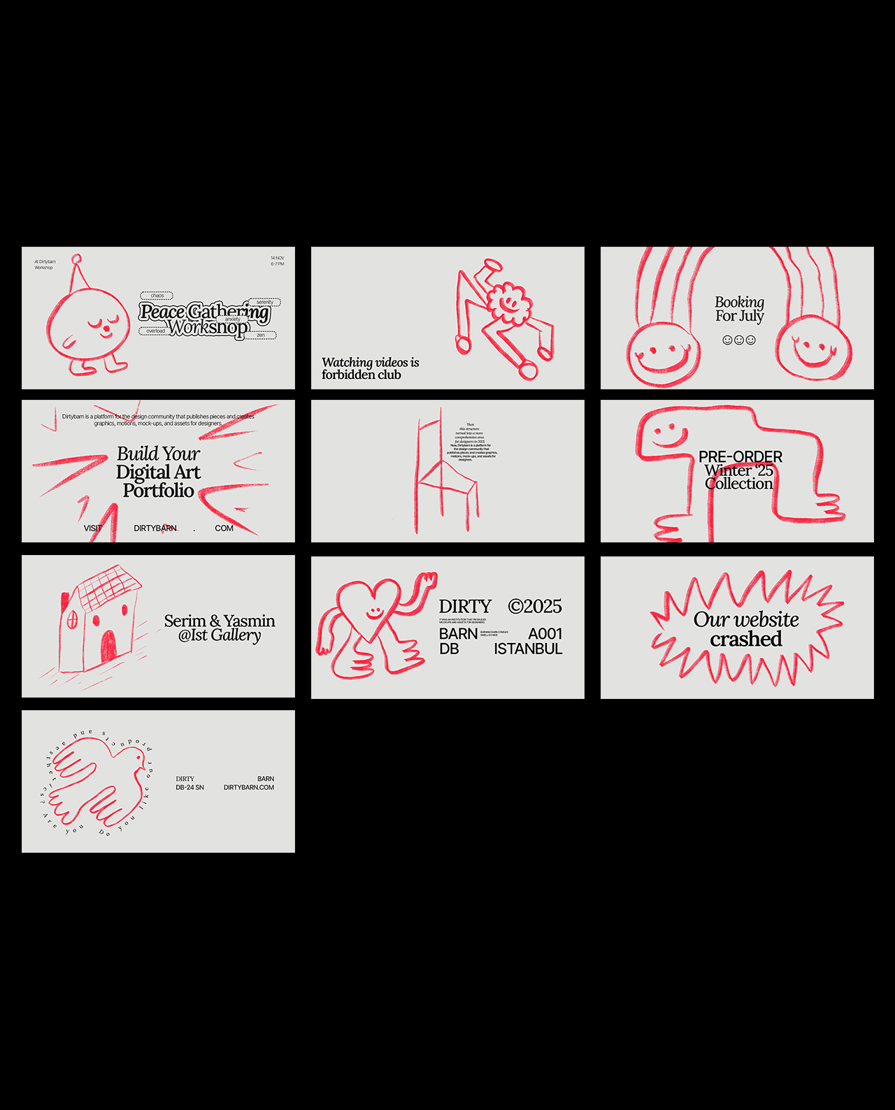 Wonky Social Media Pack - 44 Doodles, 22 Layouts gallery image 8