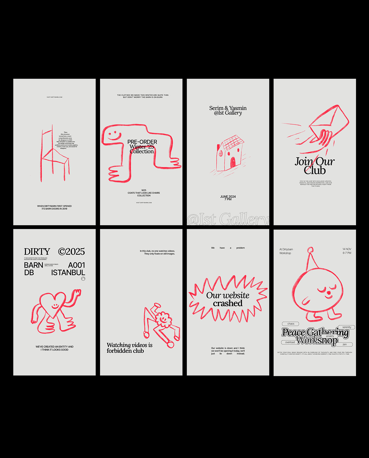 Wonky Social Media Pack - 44 Doodles, 22 Layouts gallery image 10