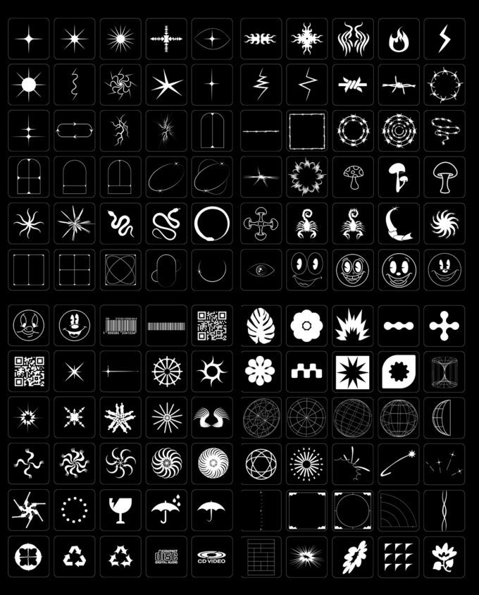 Design Elements Pack: 500 Shapes, 75 Textures 2